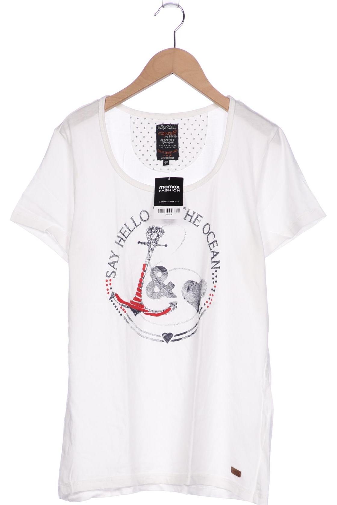 

s questo Damen T-Shirt, weiß, Gr. 40