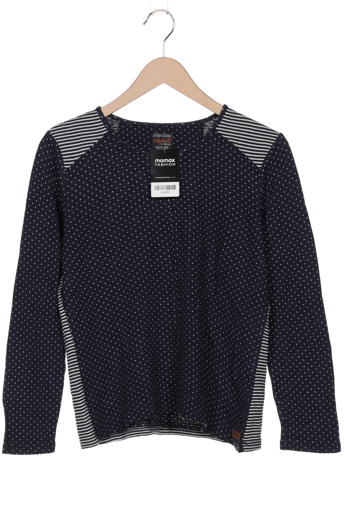 

s questo Damen Langarmshirt, marineblau, Gr. 38