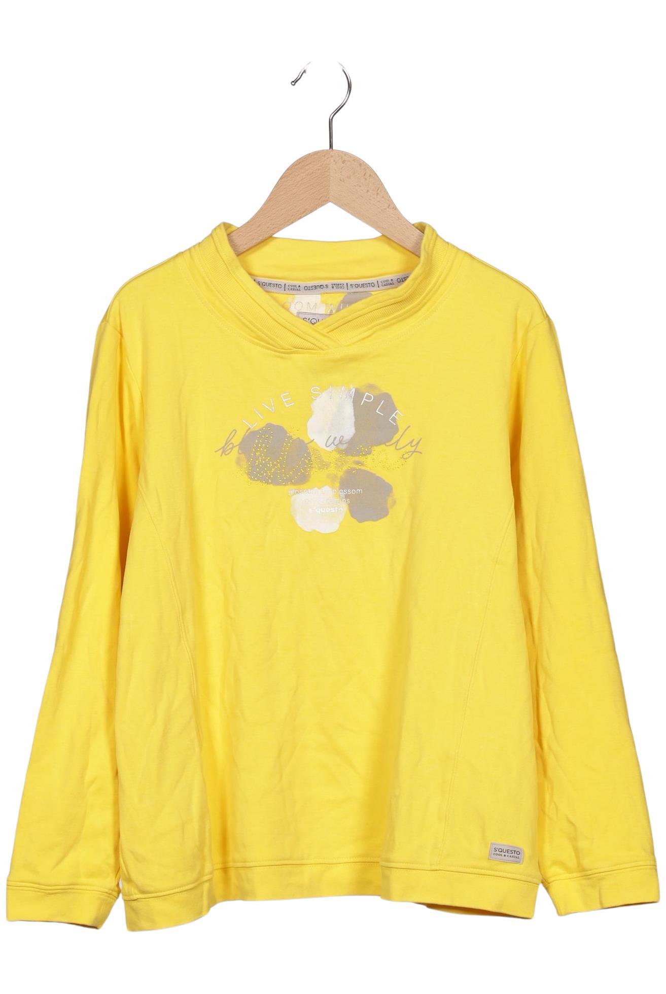 

s questo Damen Sweatshirt, gelb, Gr. 40