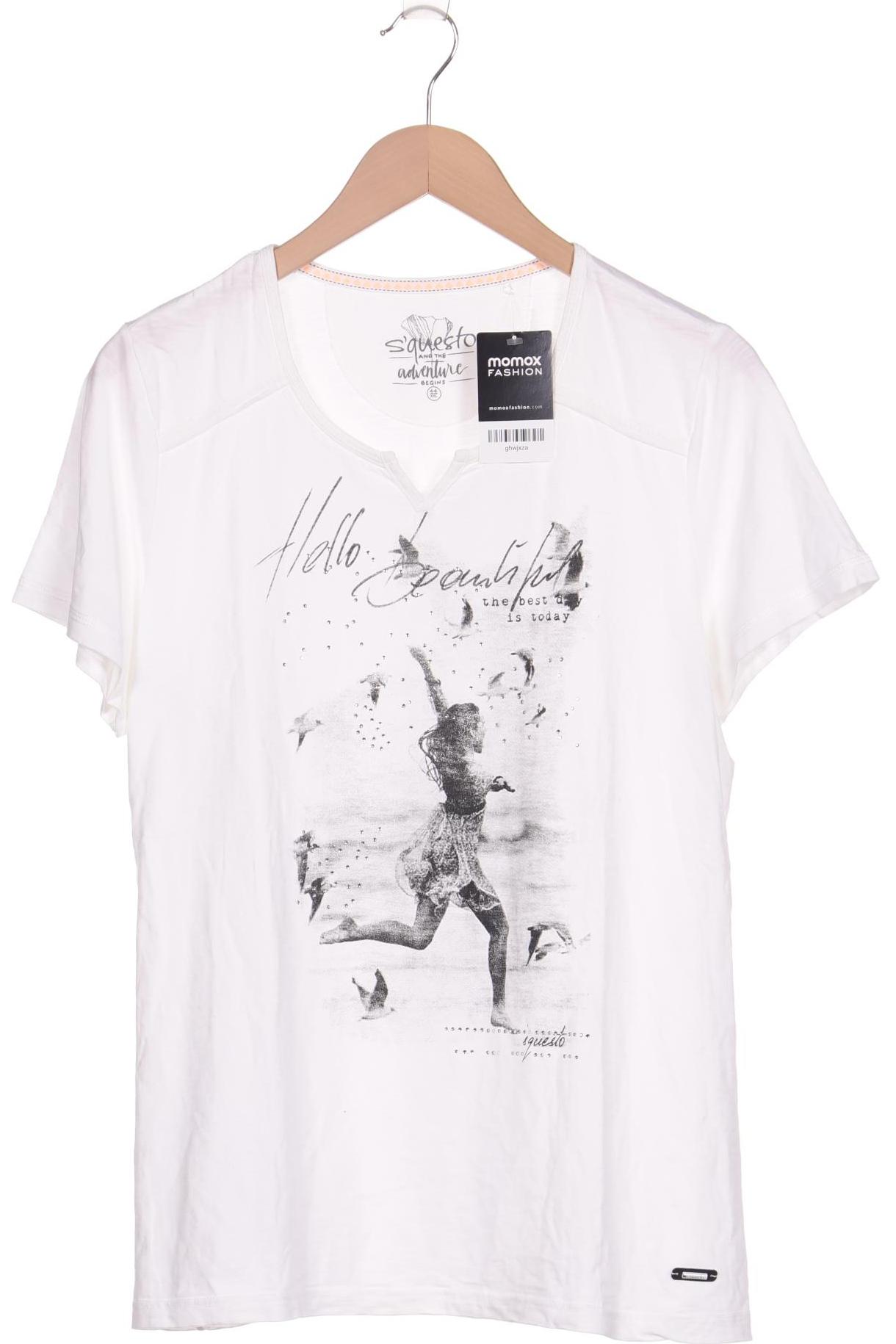 

s questo Damen T-Shirt, weiß, Gr. 44