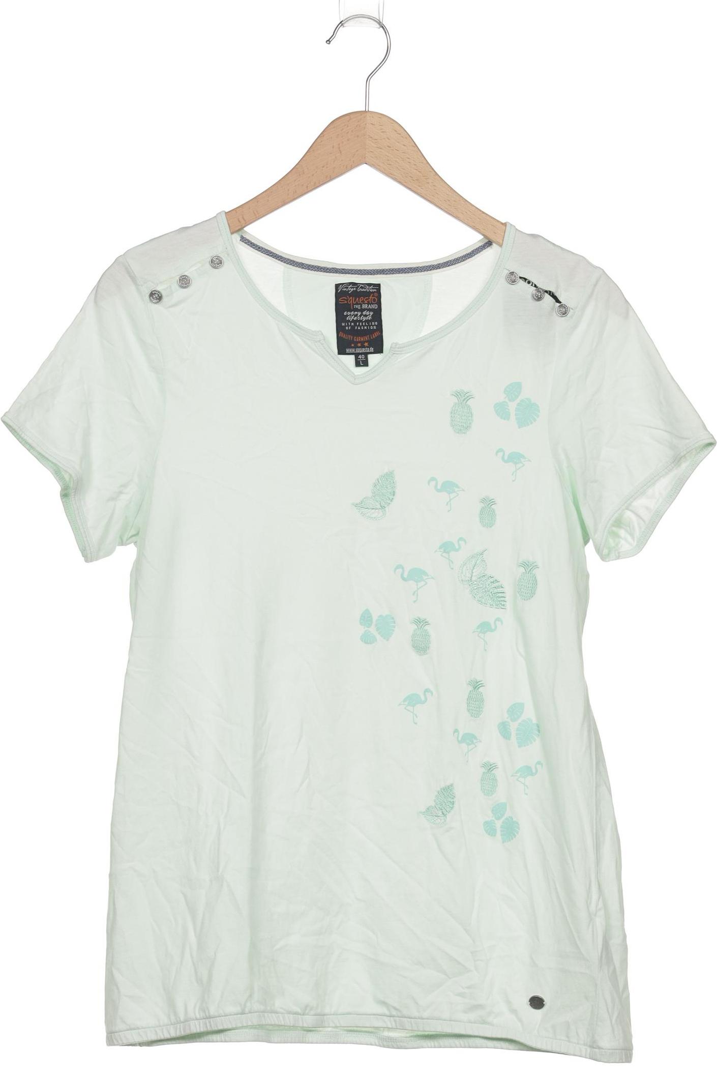 

s questo Damen T-Shirt, hellgrün, Gr. 40
