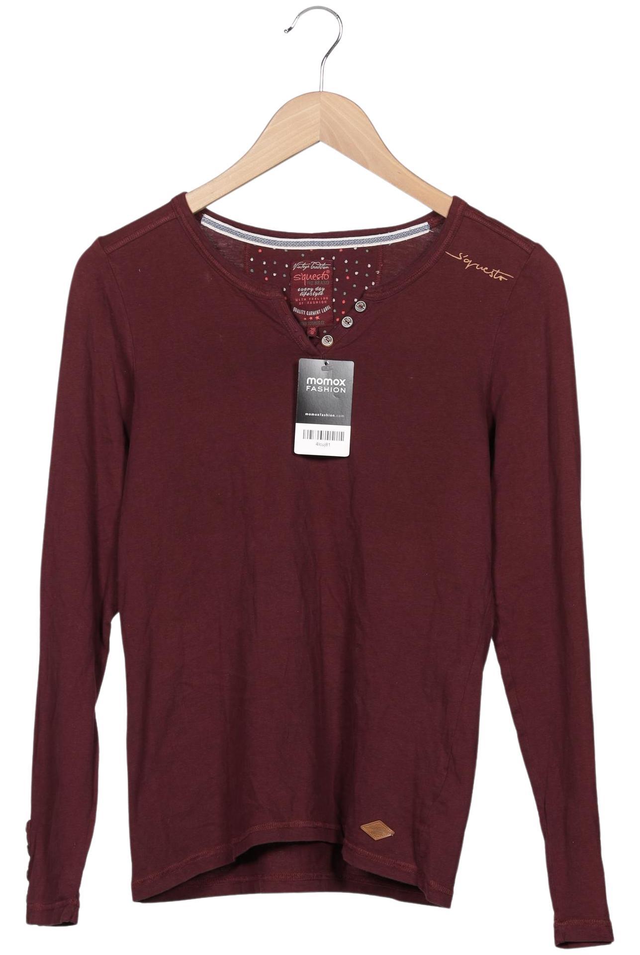 Thumbnail - s questo Damen Langarmshirt, bordeaux, Gr. 36