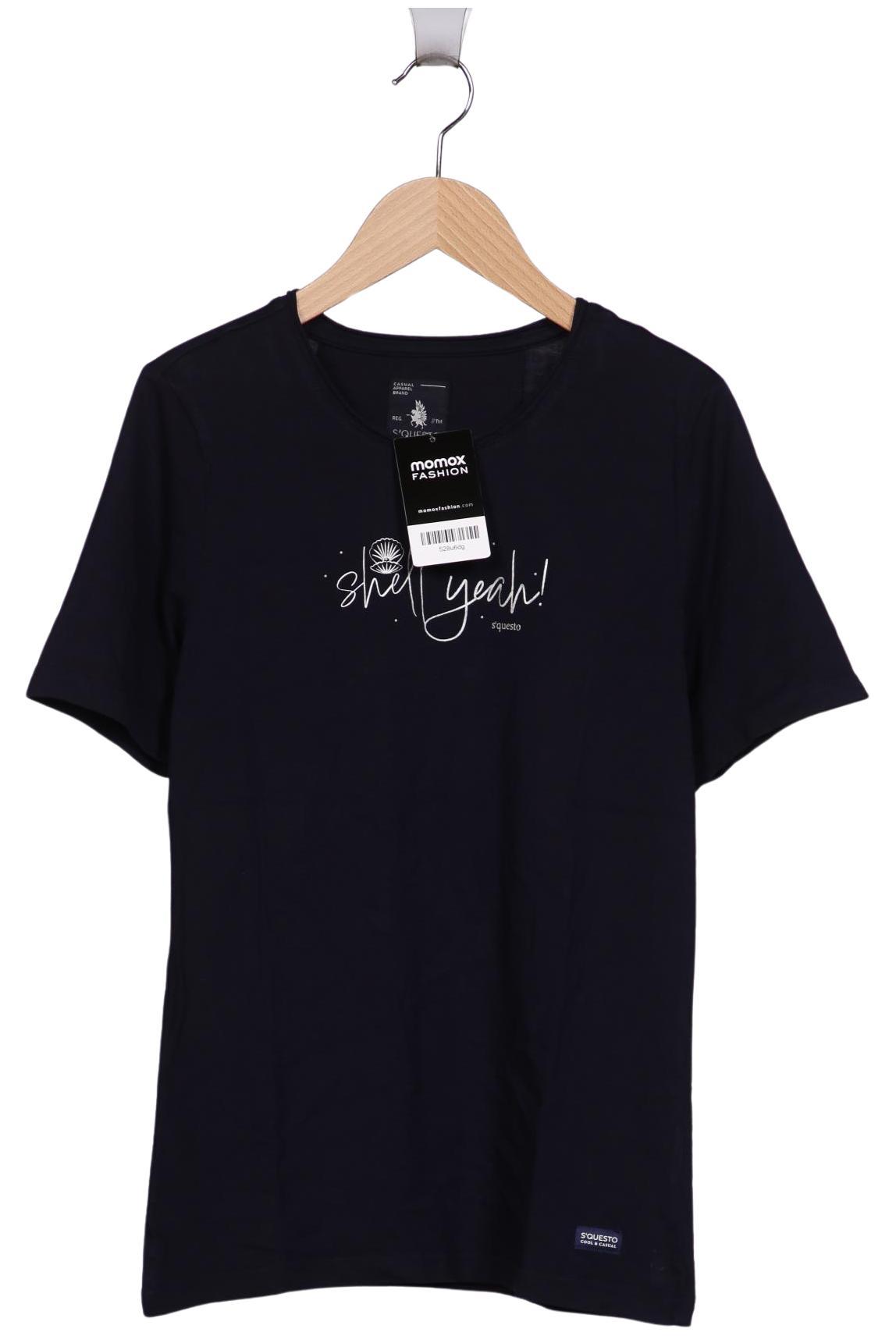 

s questo Damen T-Shirt, marineblau, Gr. 36