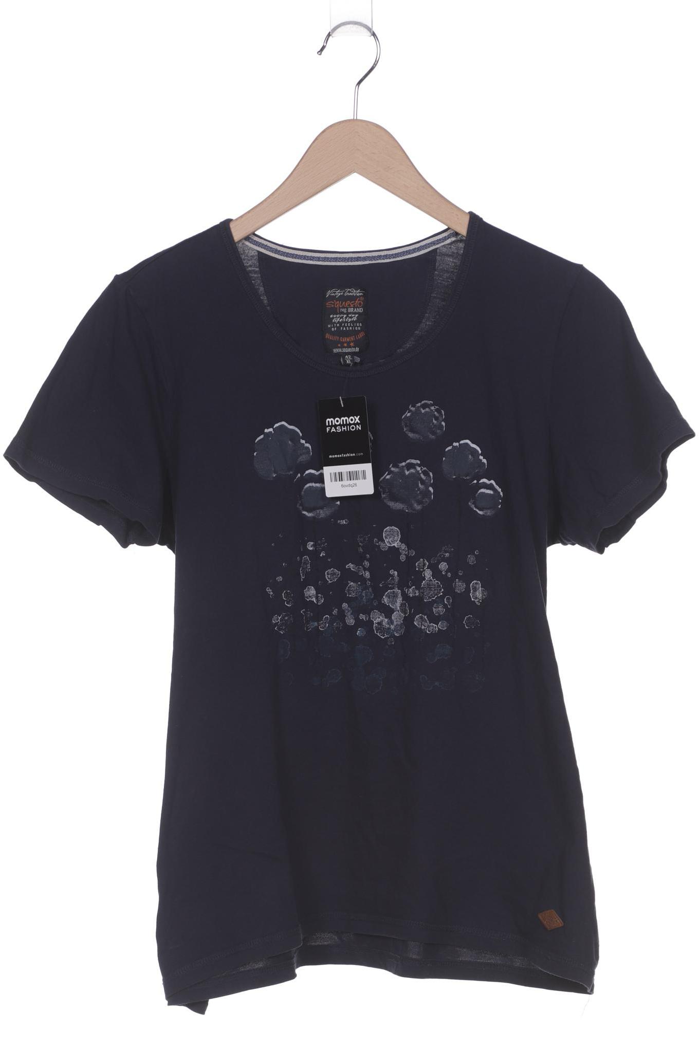 

s questo Damen T-Shirt, marineblau, Gr. 42