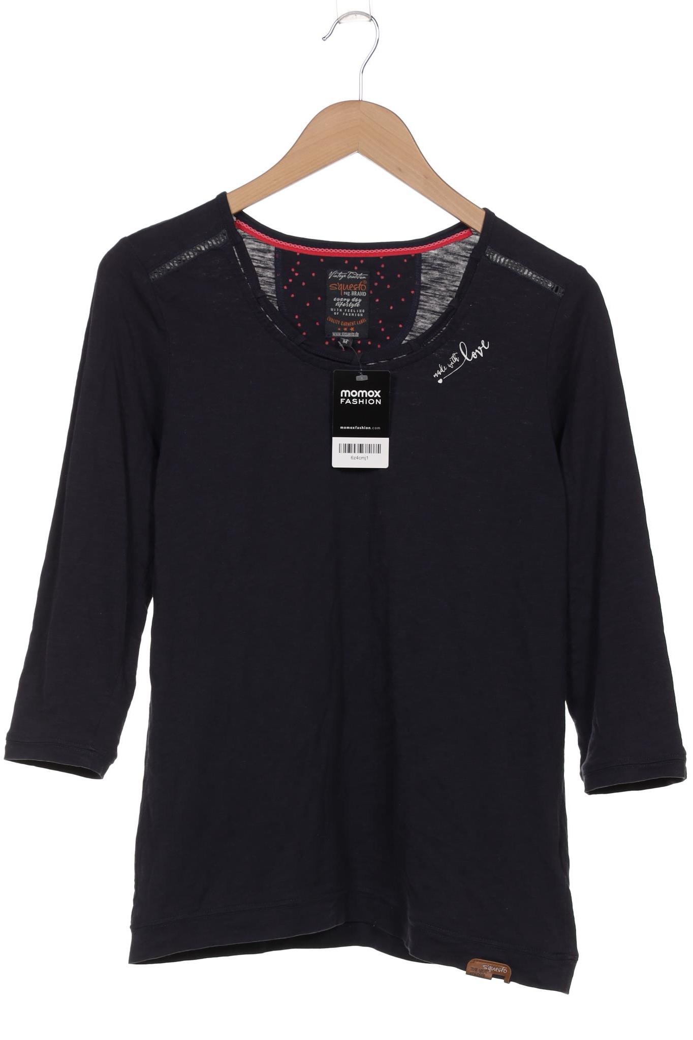 

s questo Damen Langarmshirt, marineblau, Gr. 38