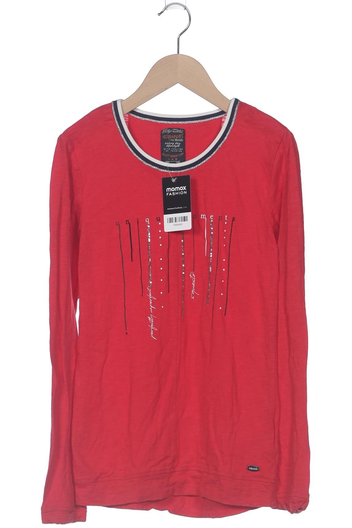 

s questo Damen Langarmshirt, rot, Gr. 34