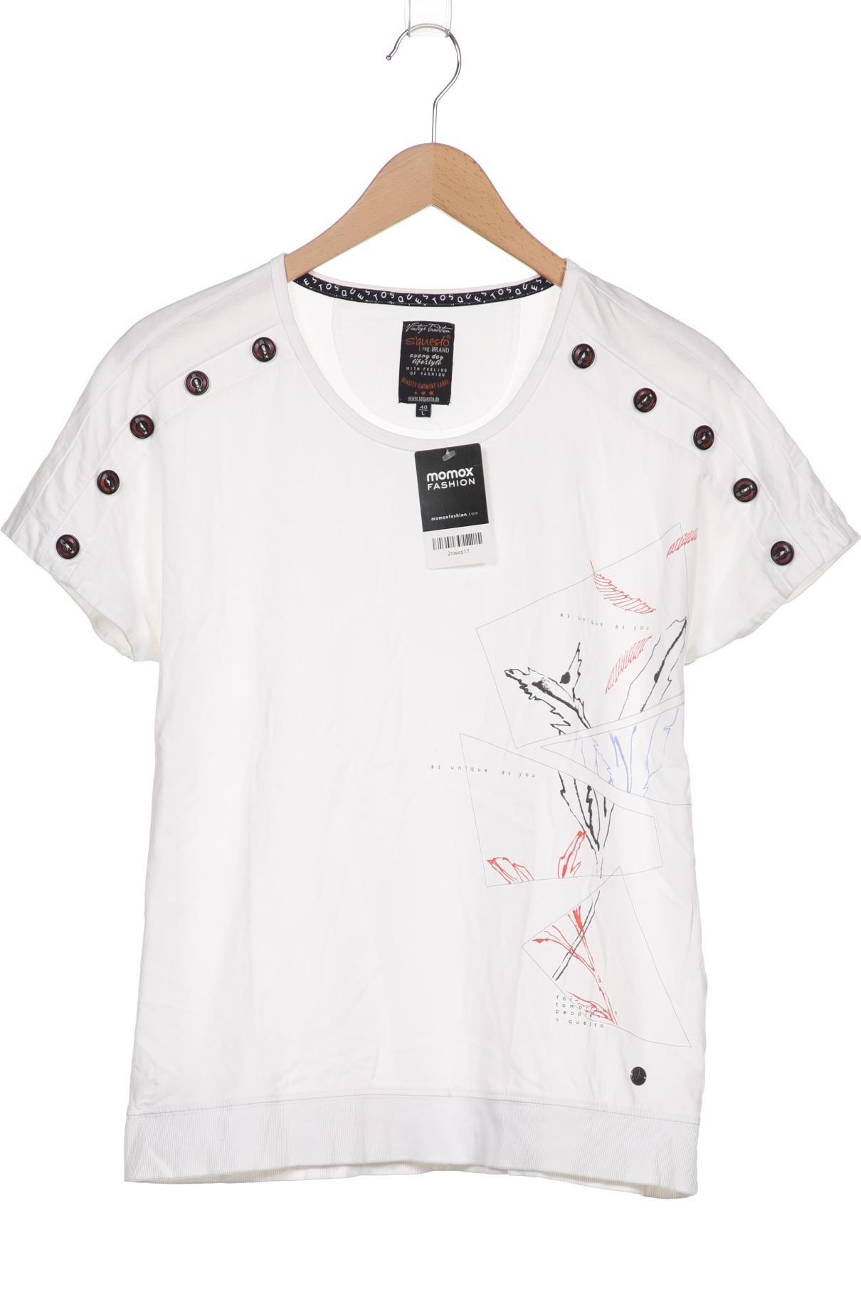 

s questo Damen T-Shirt, weiß, Gr. 40