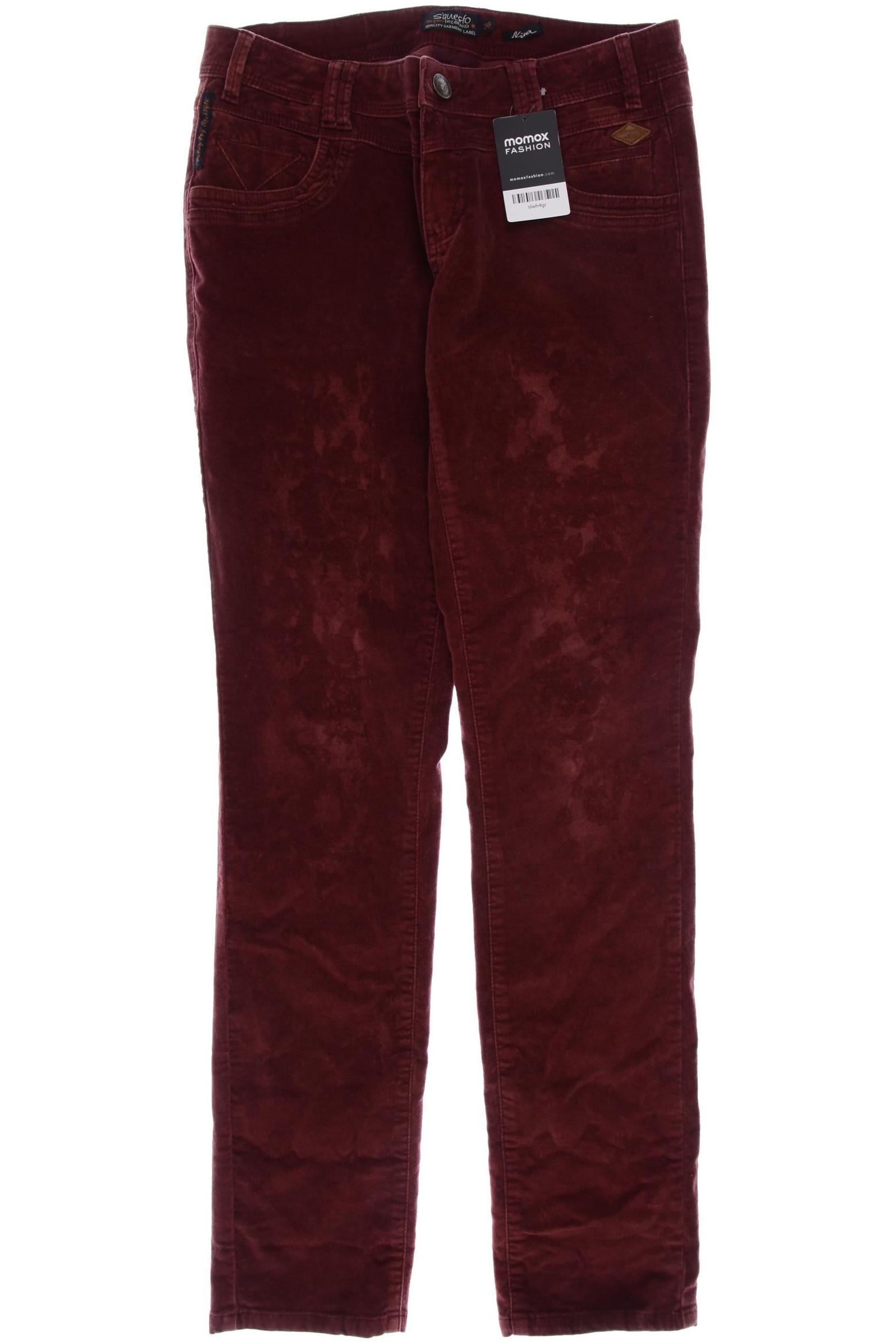Thumbnail - s questo Damen Stoffhose, bordeaux, Gr. 36