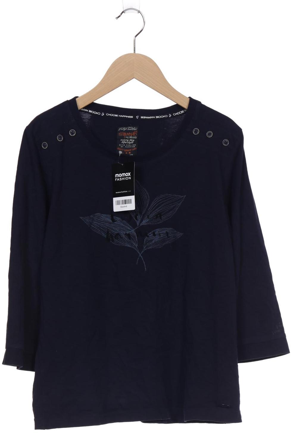 

s questo Damen Langarmshirt, marineblau