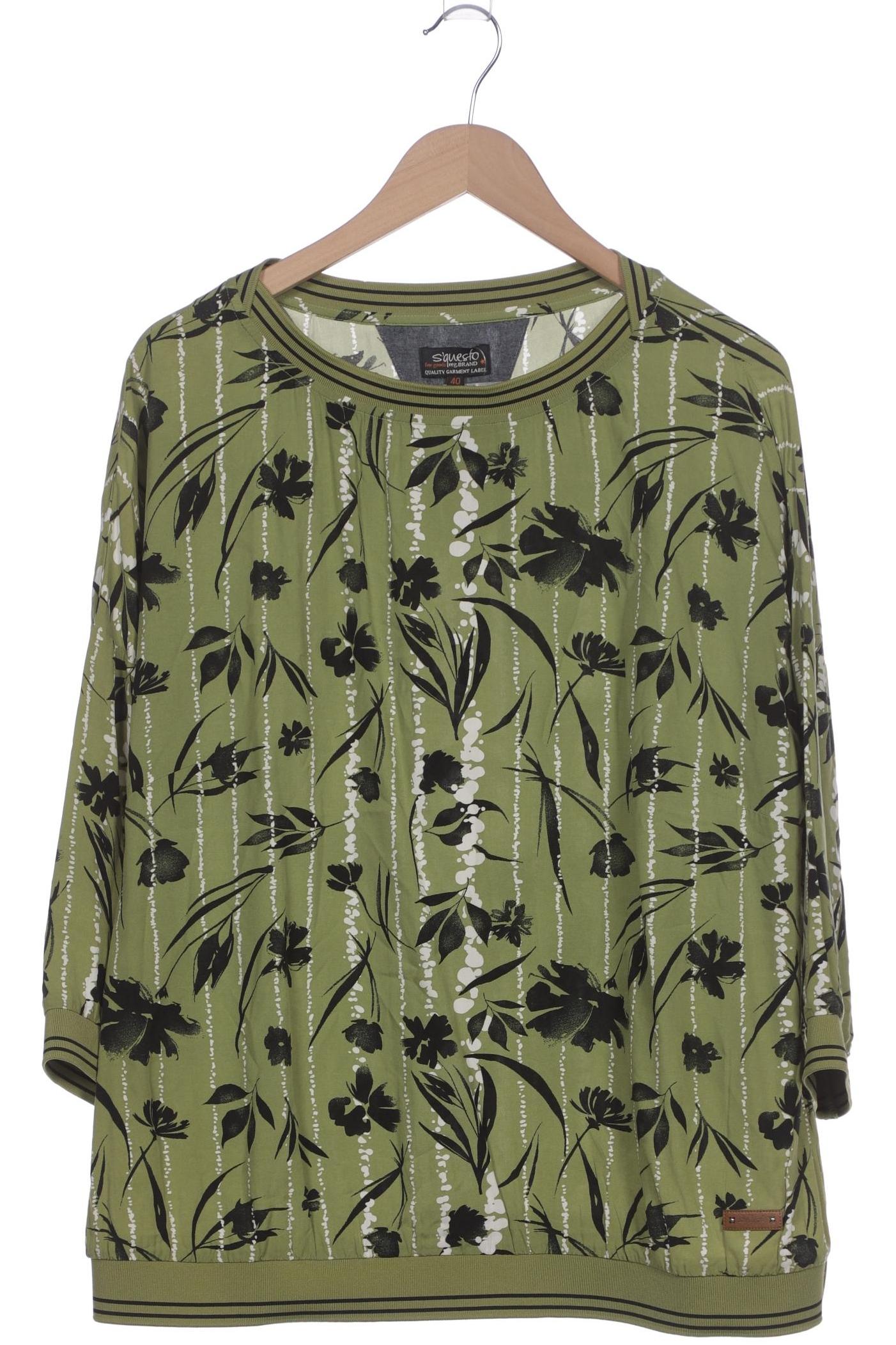 

s questo Damen Langarmshirt, grün, Gr. 40