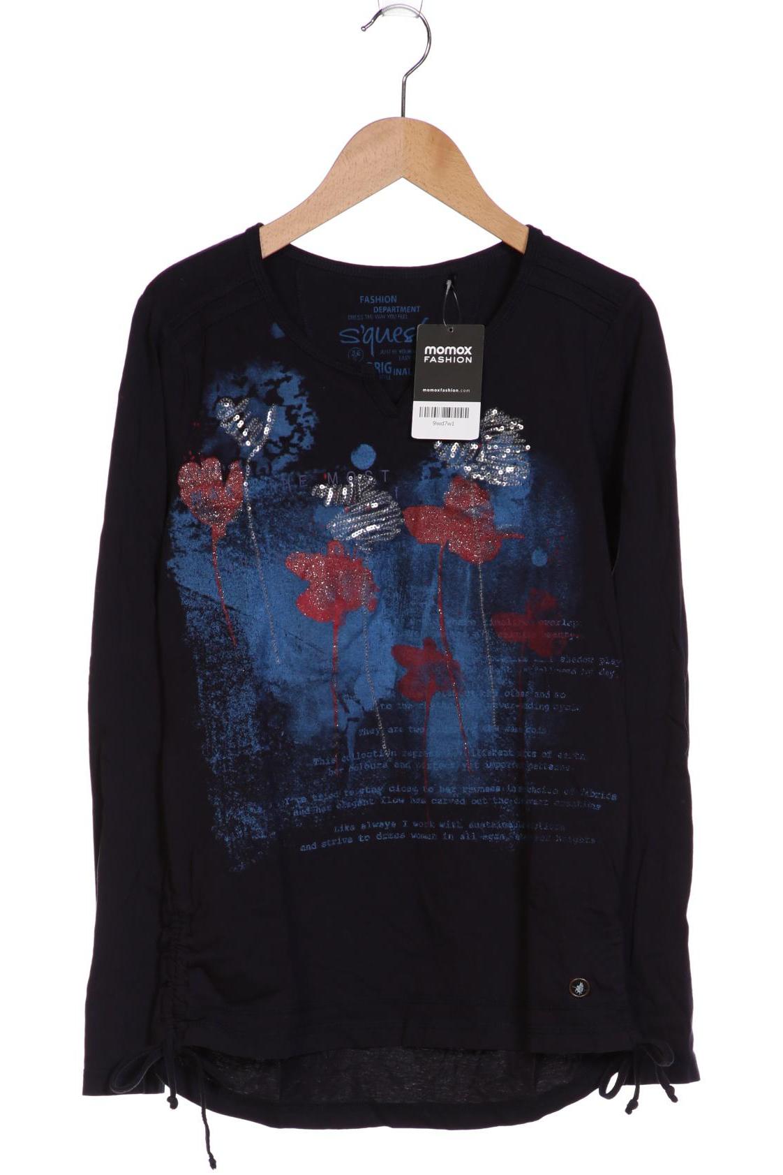 

s questo Damen Langarmshirt, marineblau, Gr. 36
