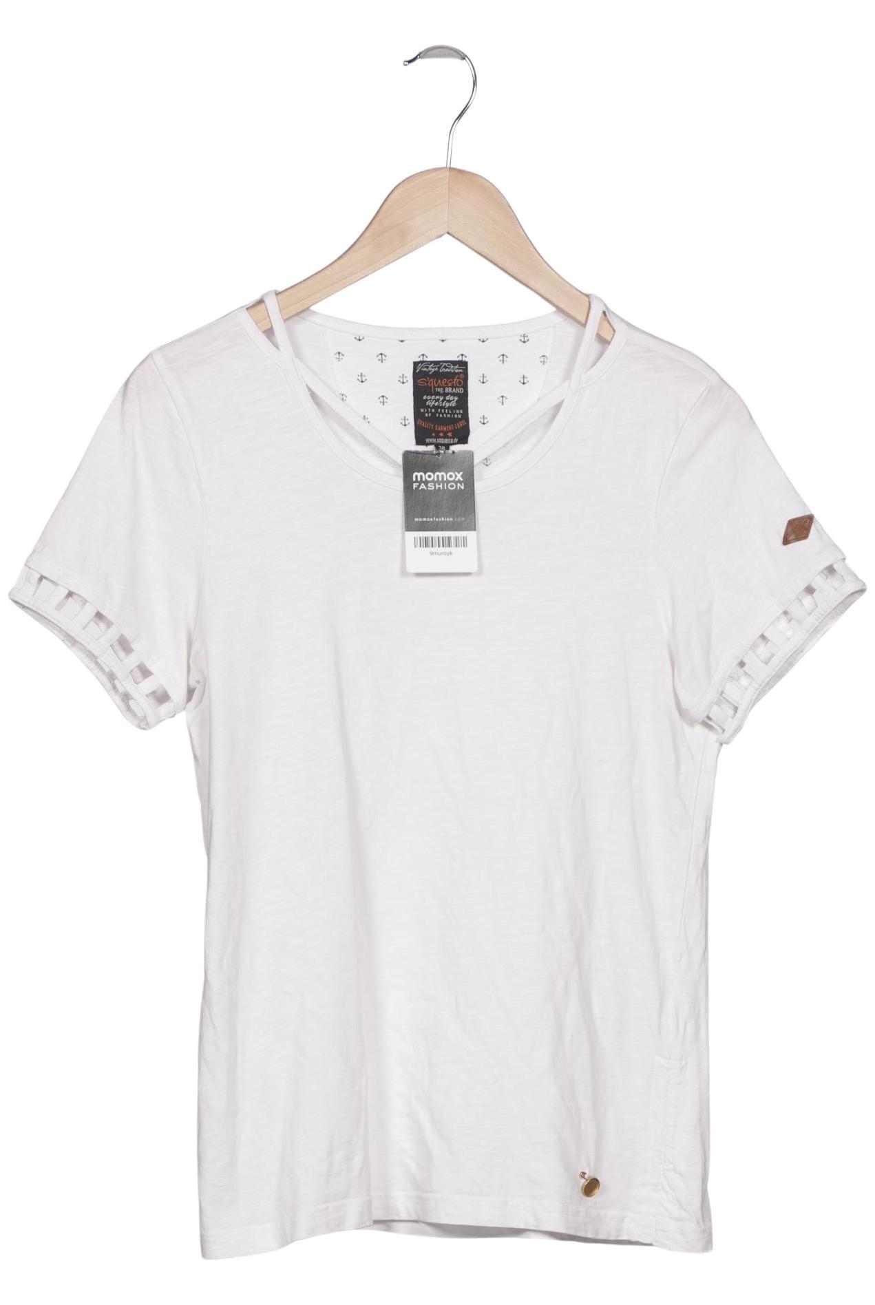 

s questo Damen T-Shirt, weiß, Gr. 38
