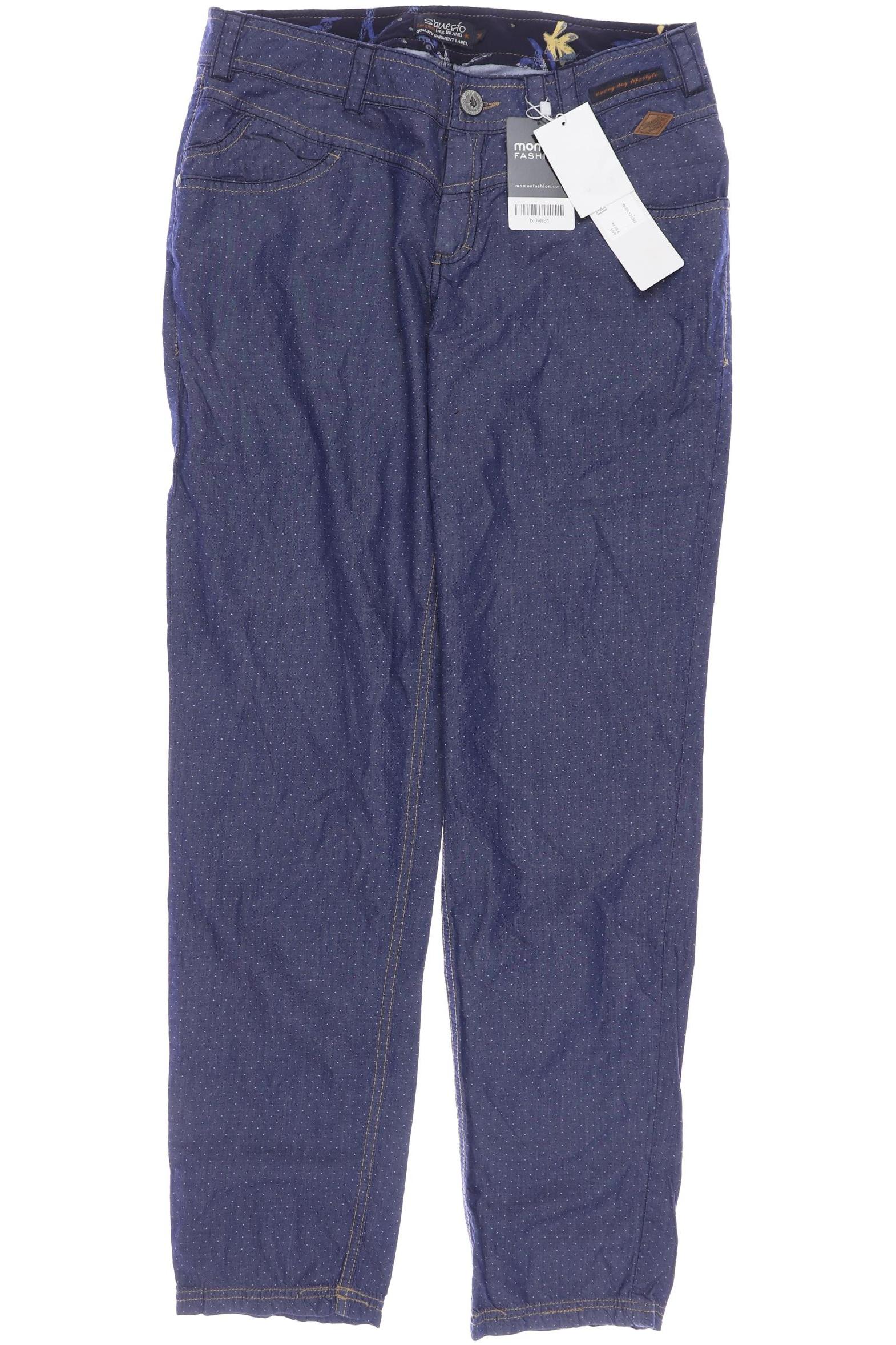 

s questo Damen Stoffhose, blau, Gr. 36