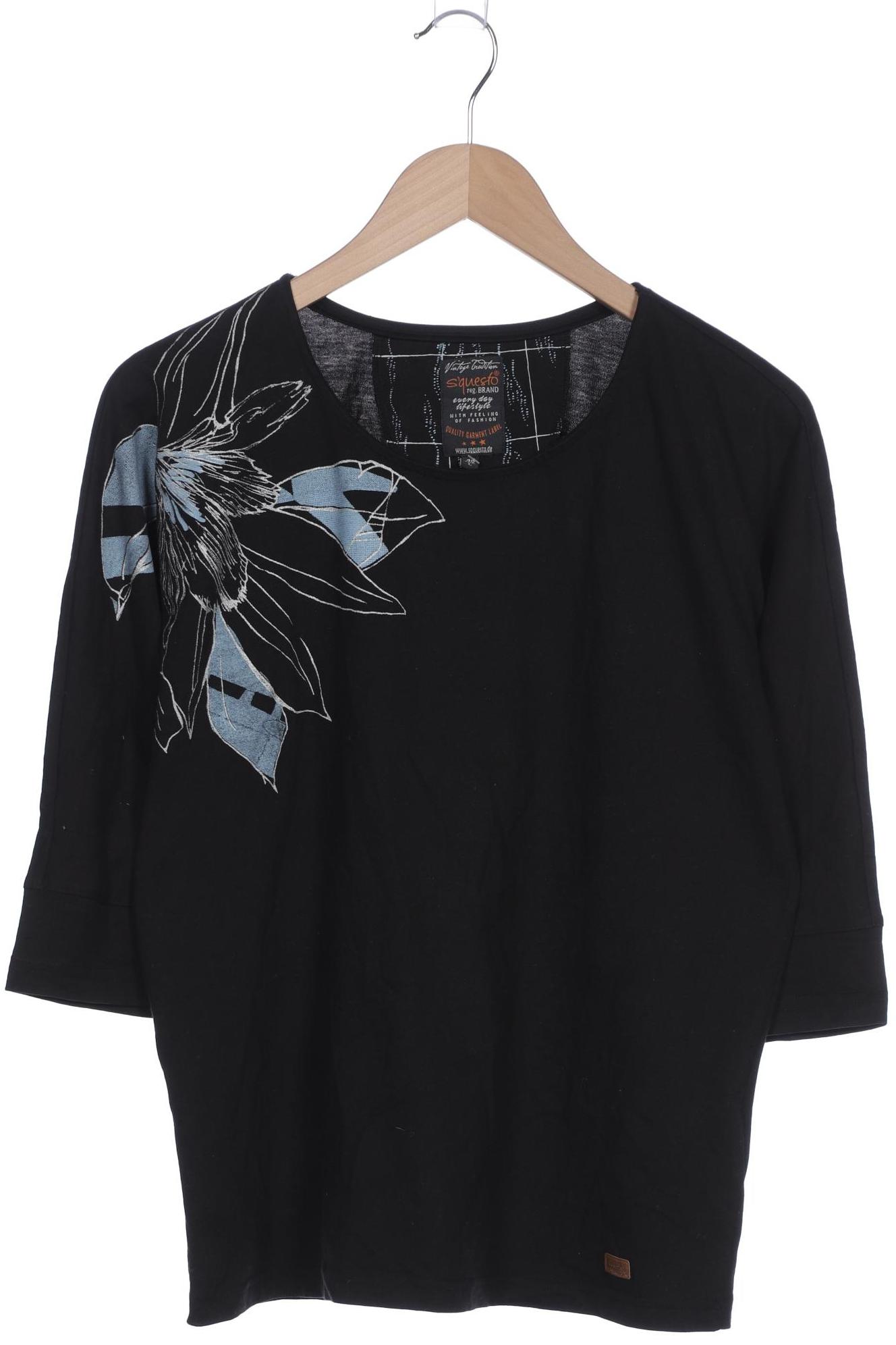 

s questo Damen Langarmshirt, schwarz, Gr. 40