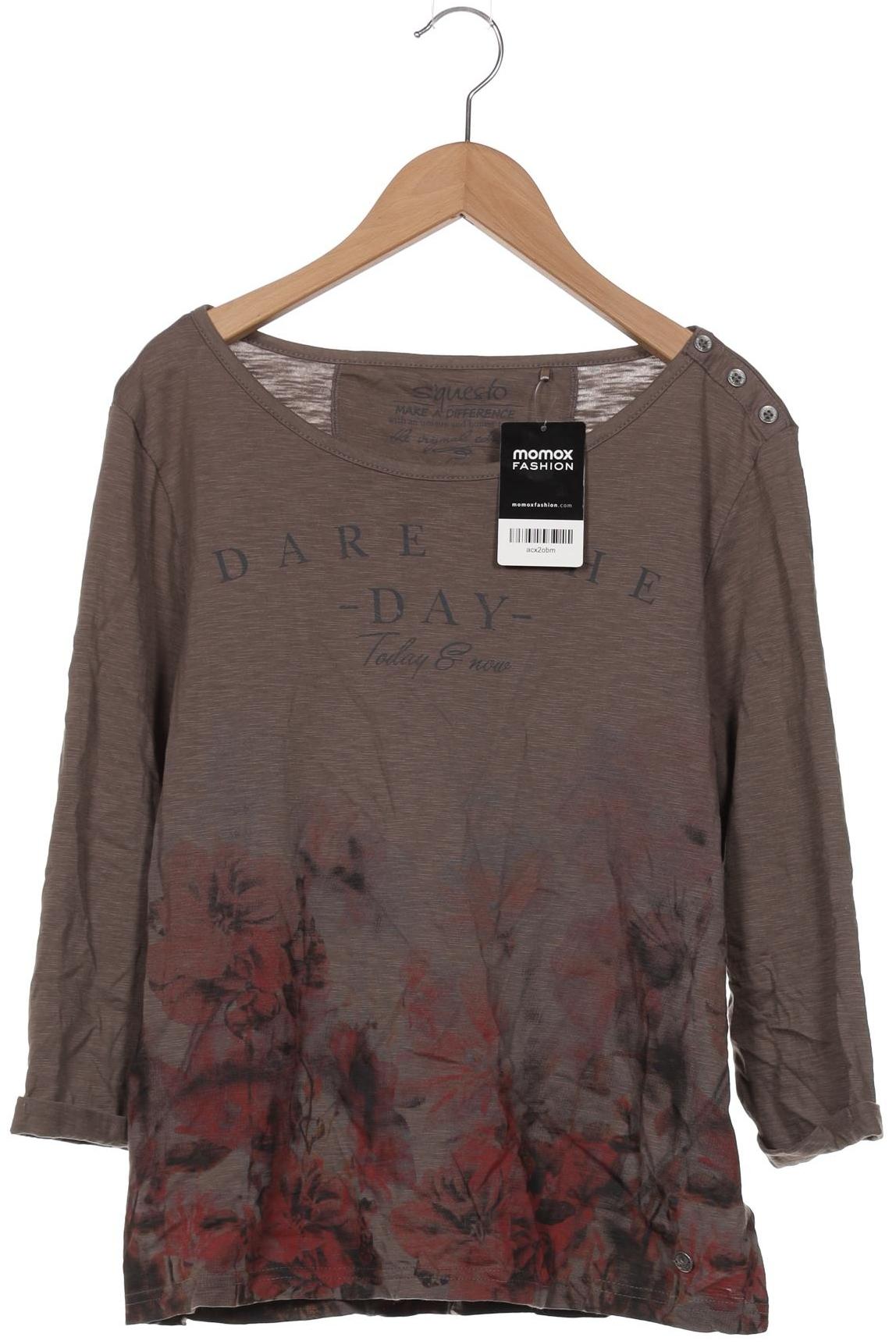 

s questo Damen Langarmshirt, braun, Gr. 38