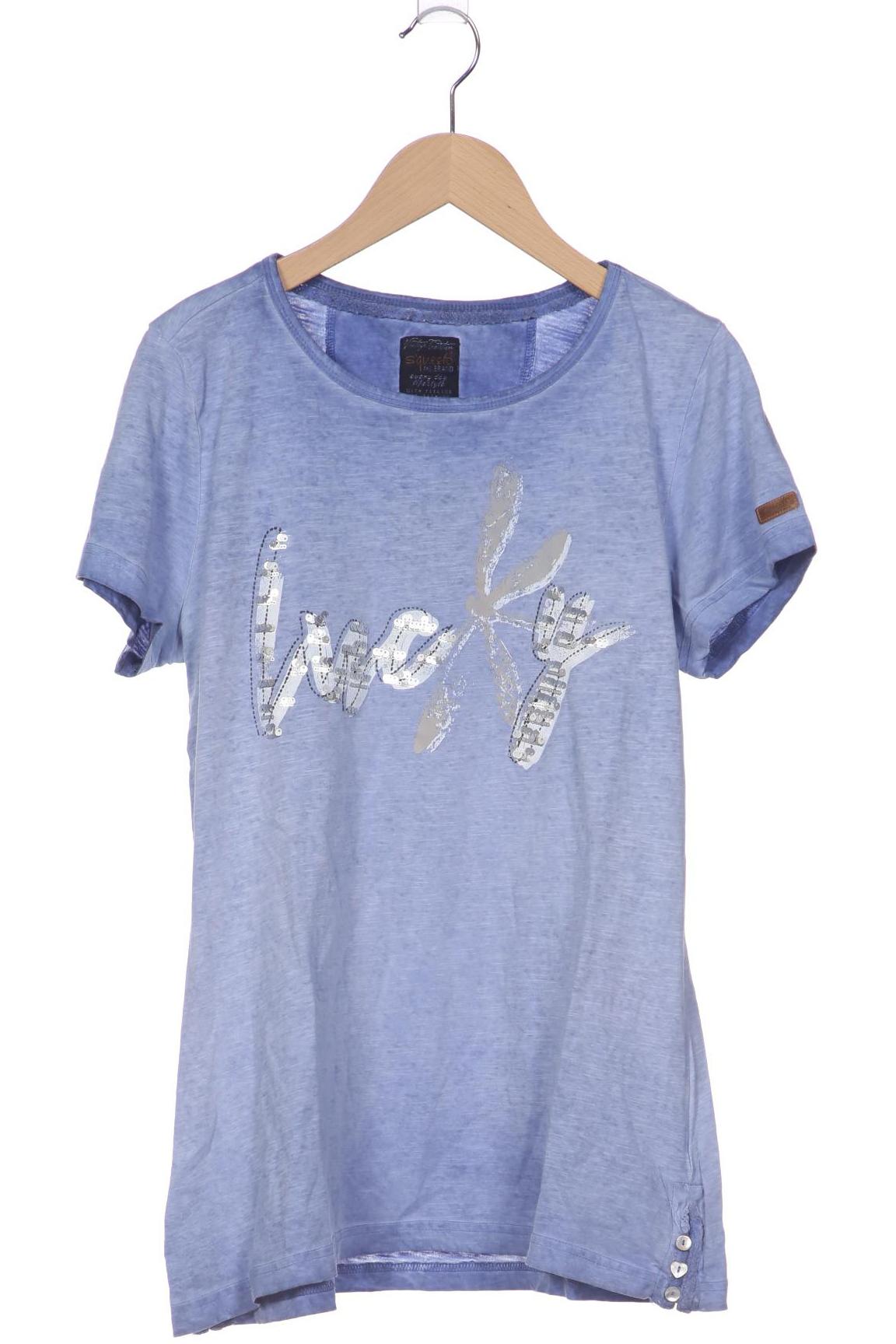 

s questo Damen Langarmshirt, blau, Gr. 38