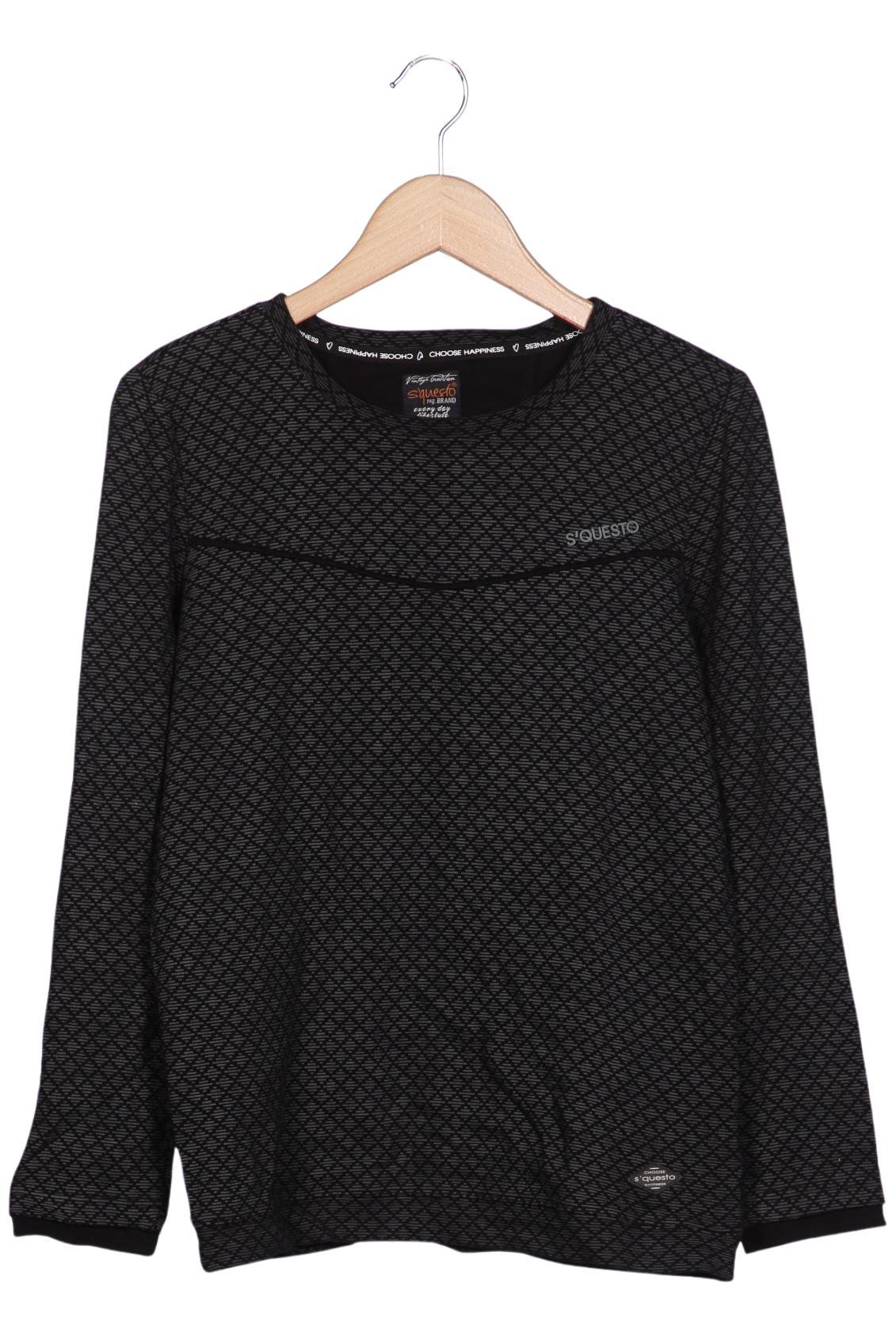 

s questo Damen Langarmshirt, schwarz, Gr. 38