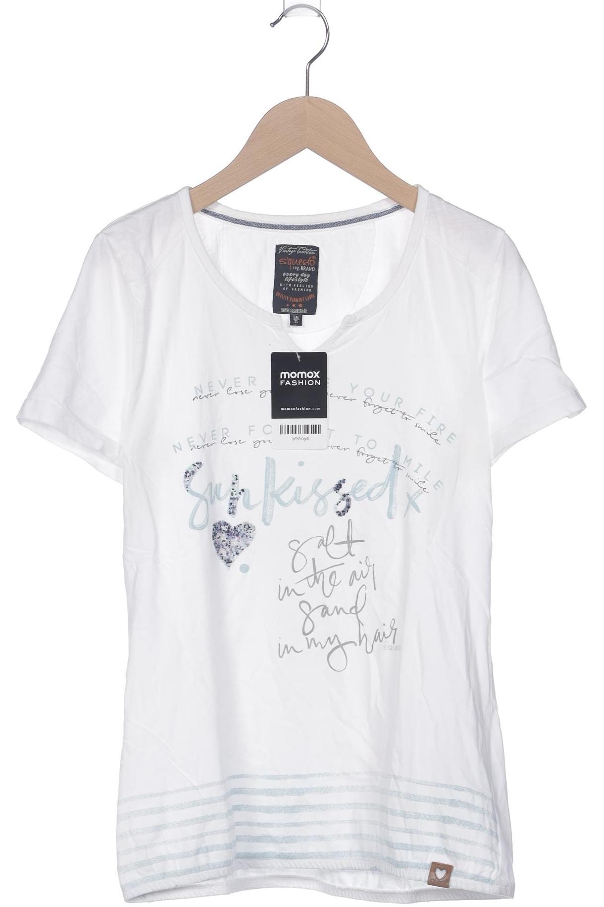 

s questo Damen T-Shirt, weiß, Gr. 36