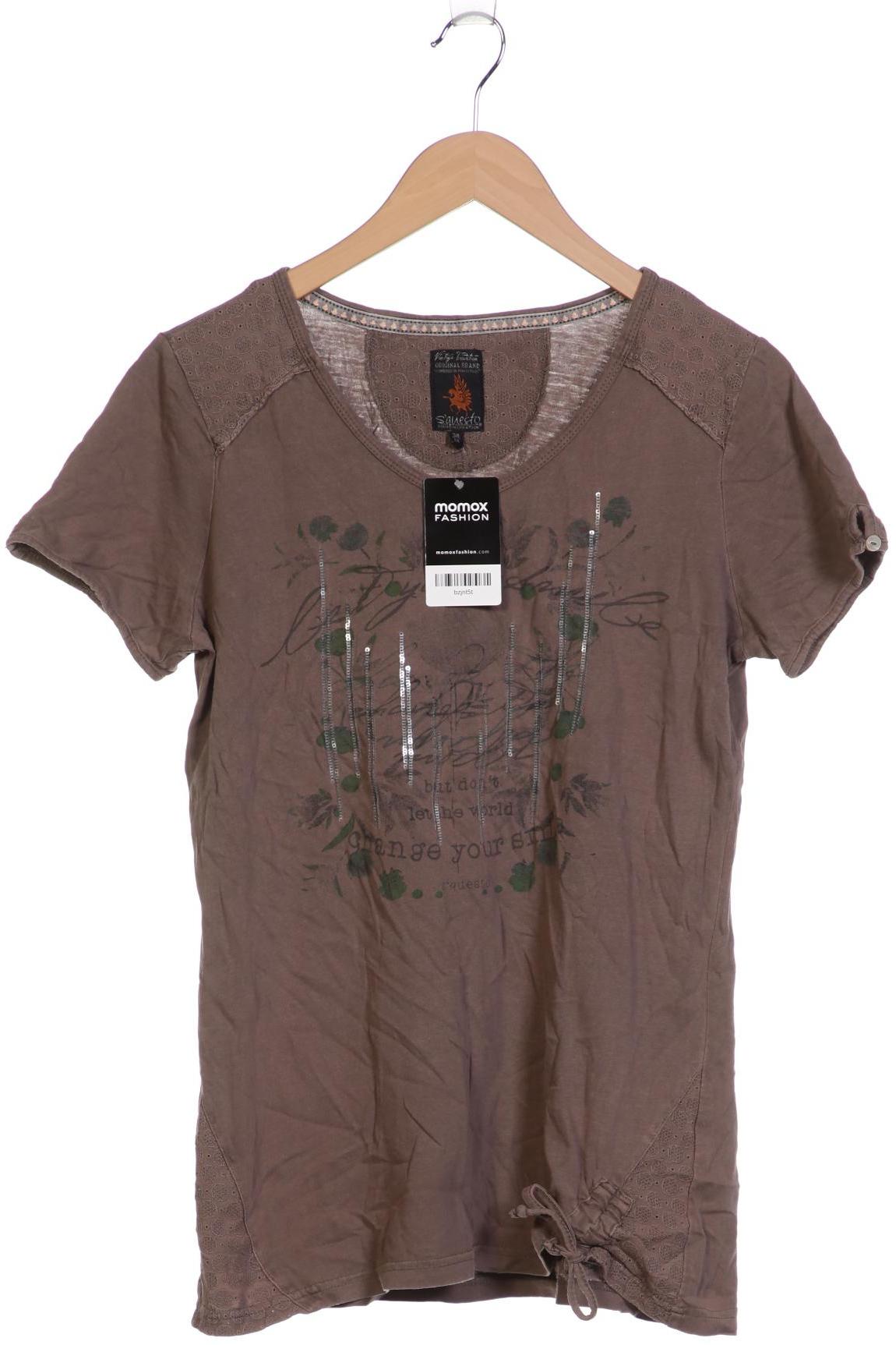 

s questo Damen T-Shirt, braun, Gr. 38
