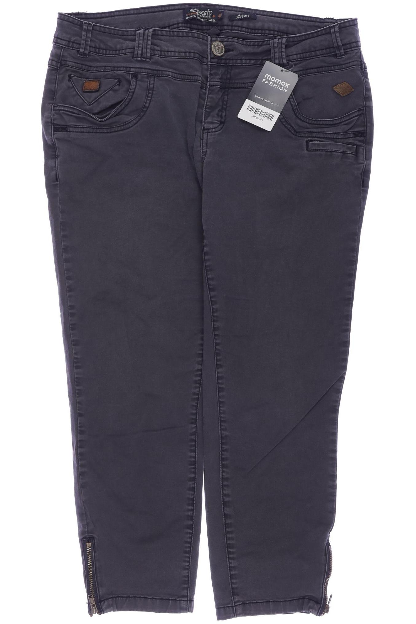 

s questo Damen Stoffhose, grau, Gr. 40