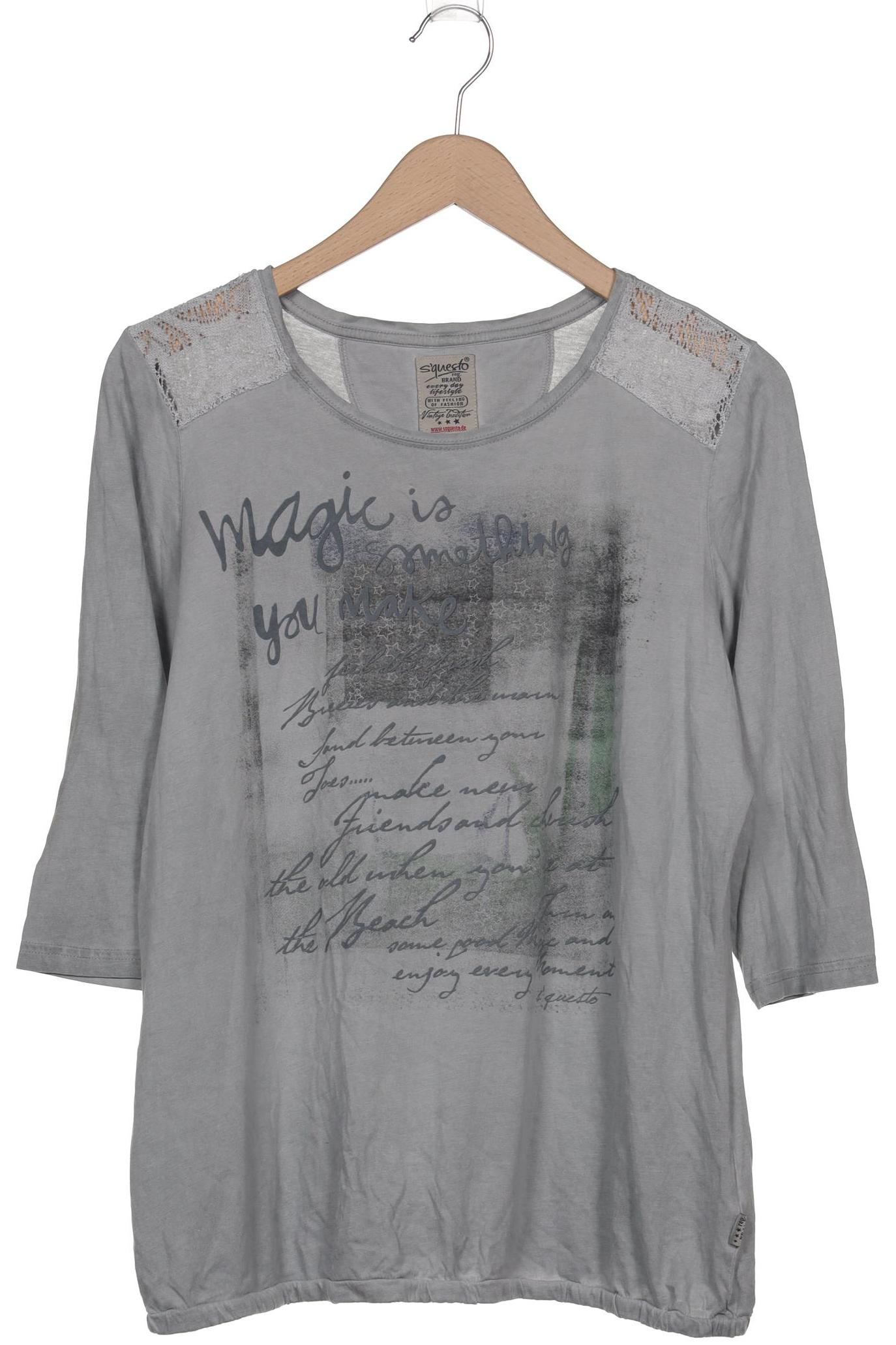 

s questo Damen Langarmshirt, grau, Gr. 40