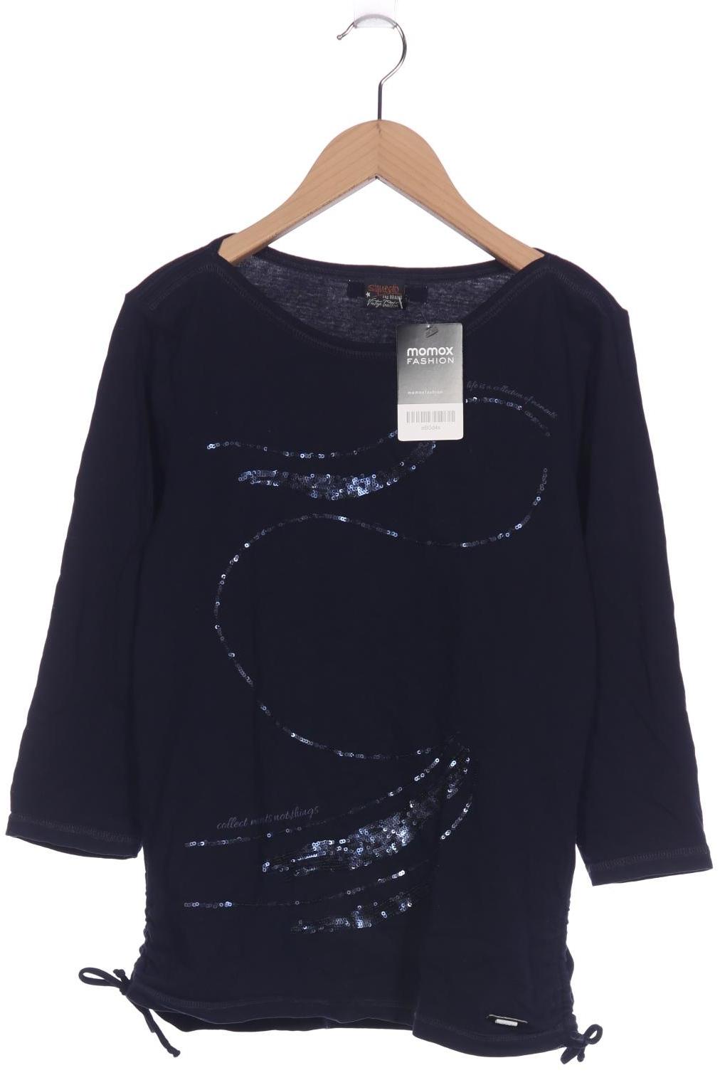 

s questo Damen Langarmshirt, marineblau, Gr. 36