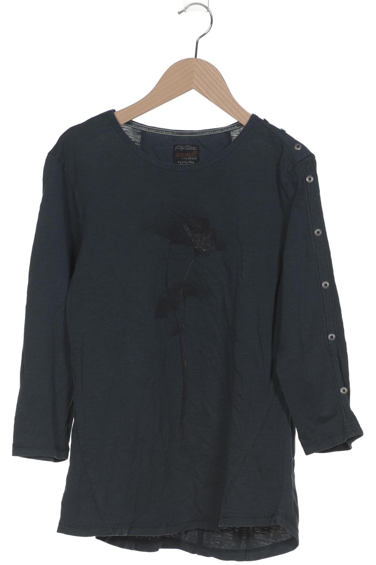 

s questo Damen Langarmshirt, türkis, Gr. 36