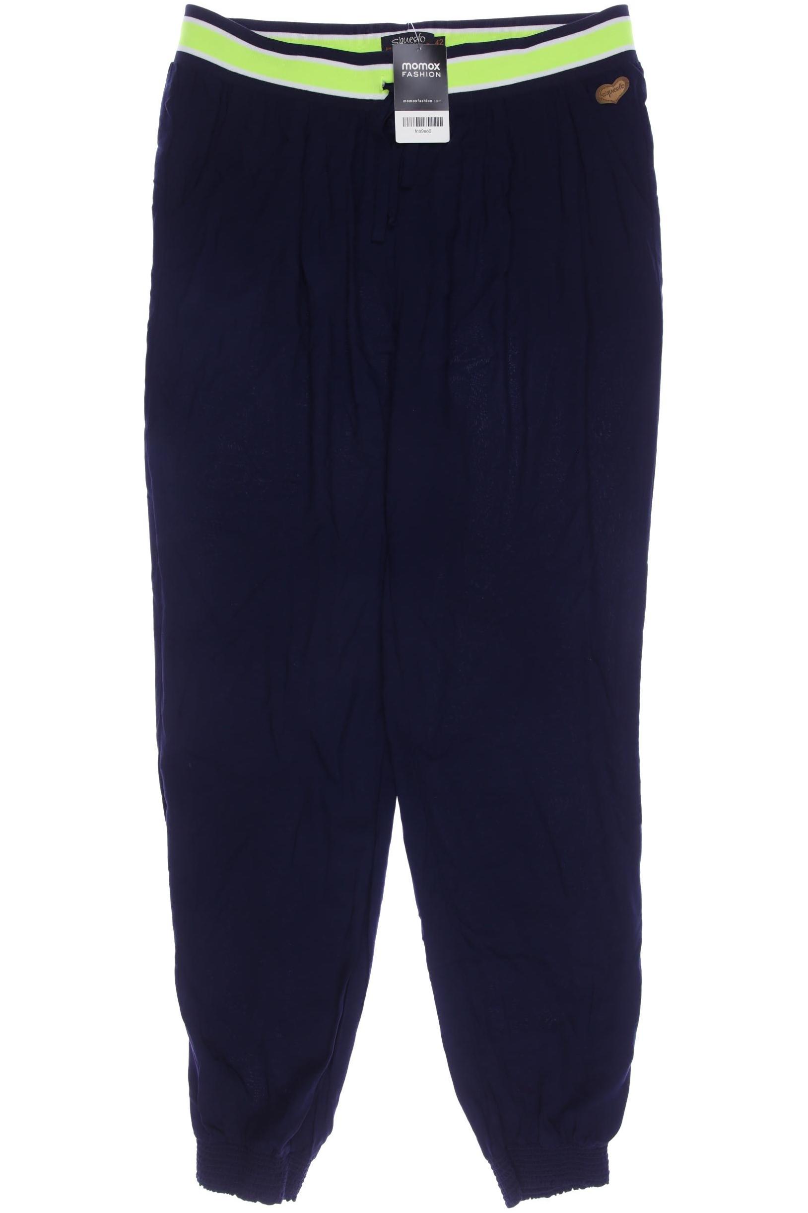 

s questo Damen Stoffhose, blau, Gr. 42