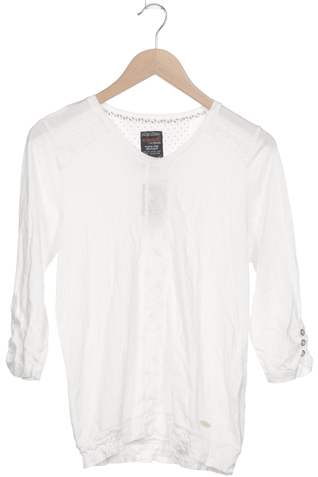 

s questo Damen Langarmshirt, weiß, Gr. 36
