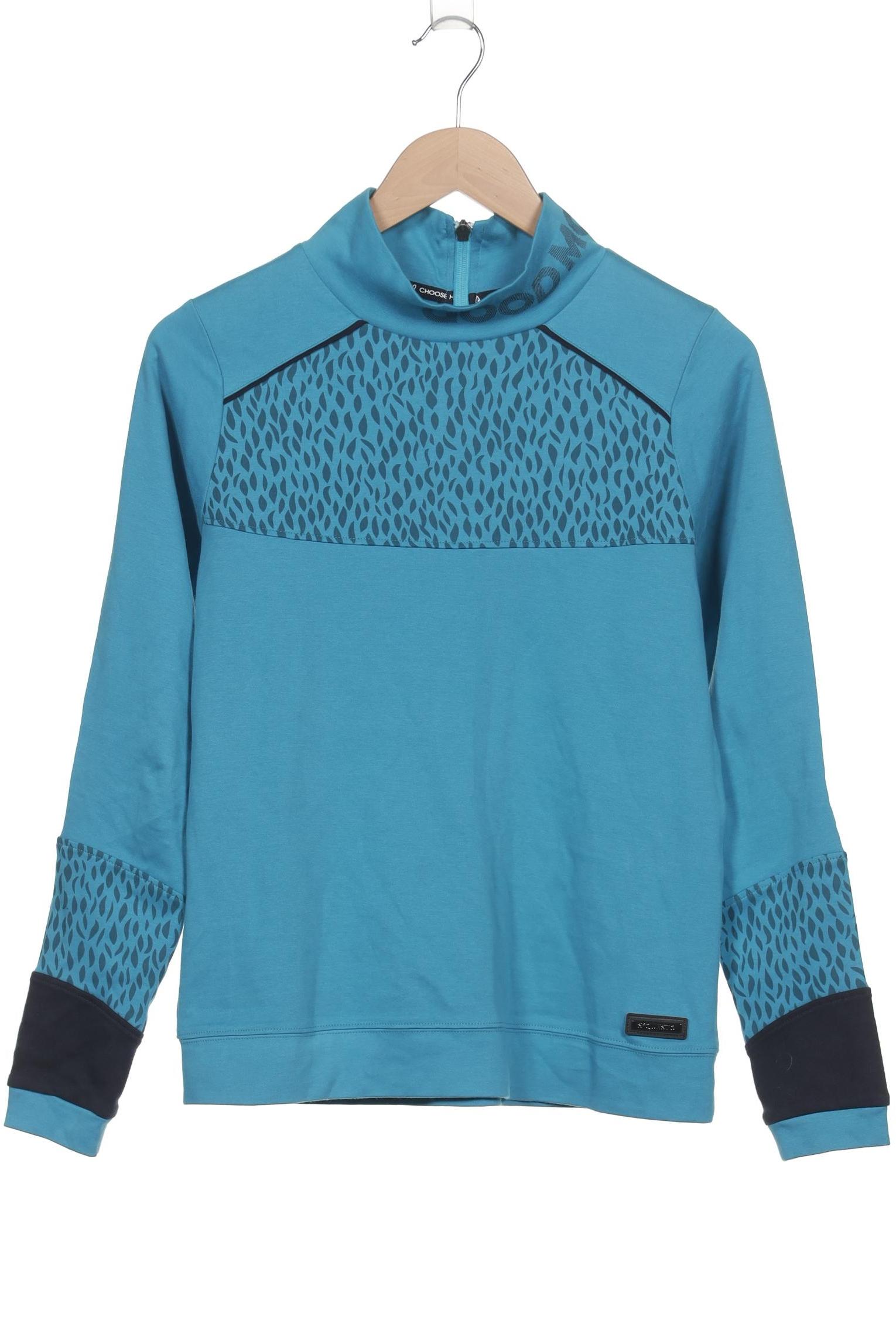 

s questo Damen Langarmshirt, blau, Gr. 36