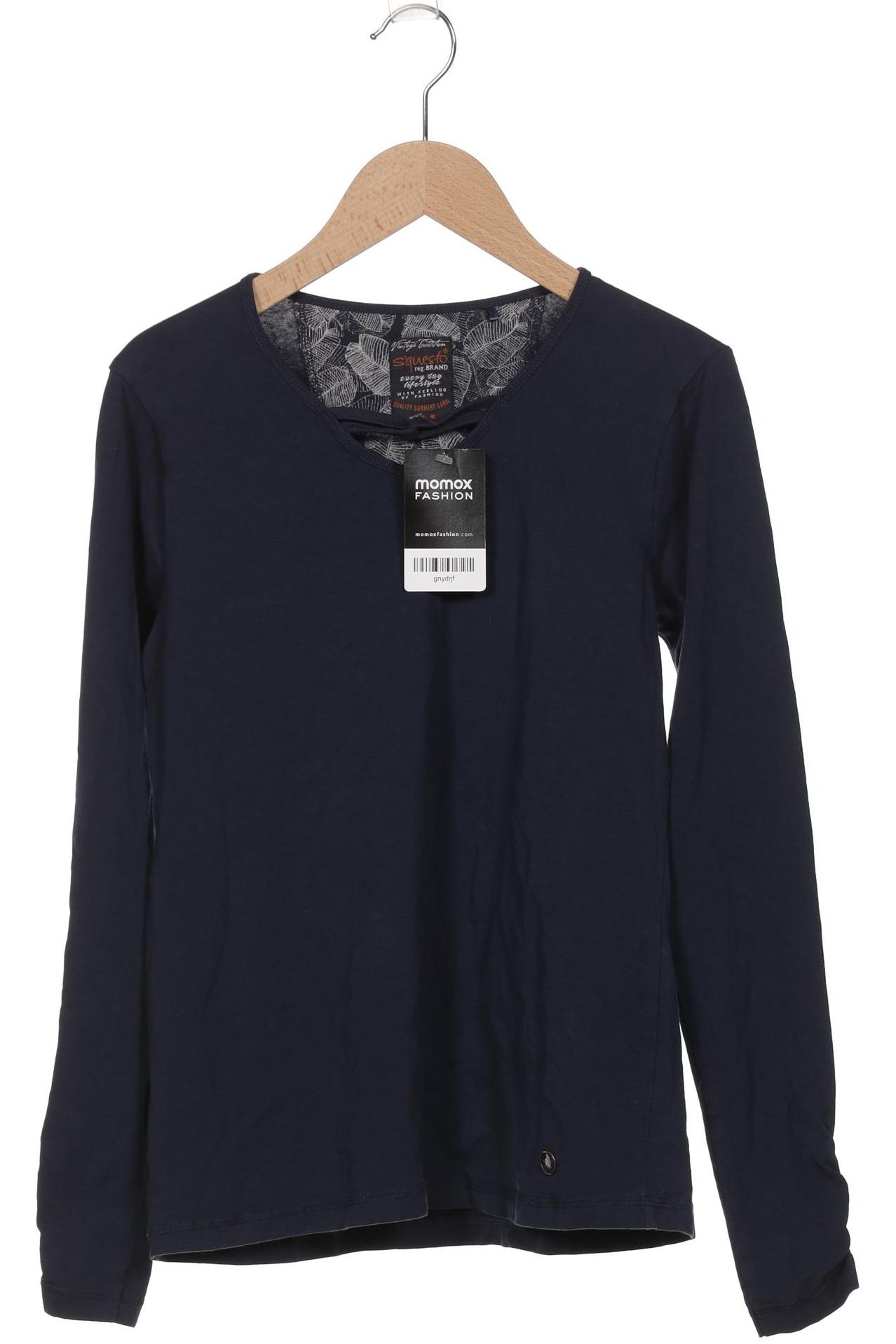 

s questo Damen Langarmshirt, marineblau, Gr. 36