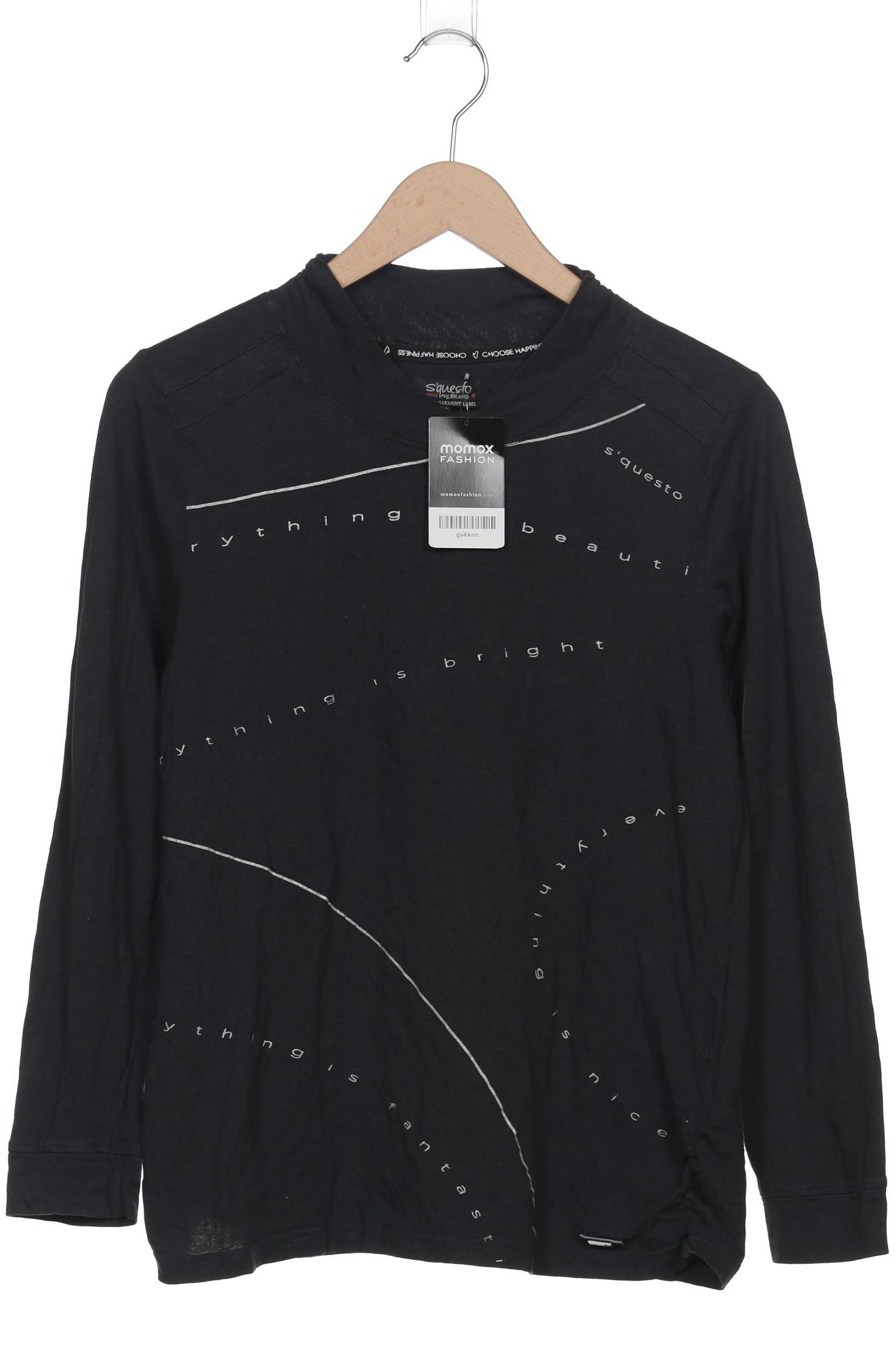 

s questo Damen Langarmshirt, schwarz, Gr. 40