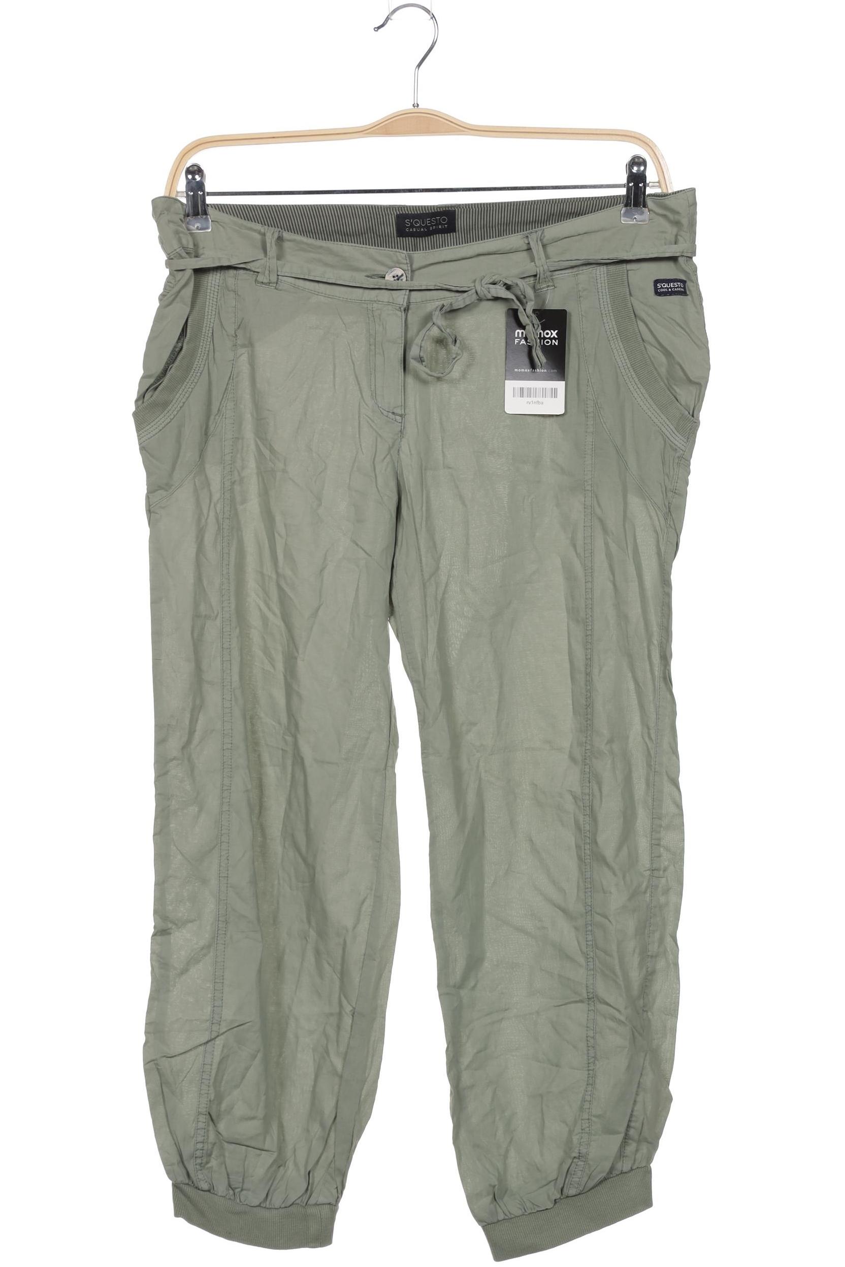 

s questo Damen Stoffhose, grün, Gr. 40