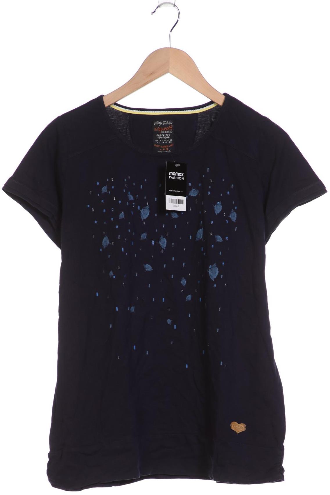 

s questo Damen T-Shirt, marineblau, Gr. 42