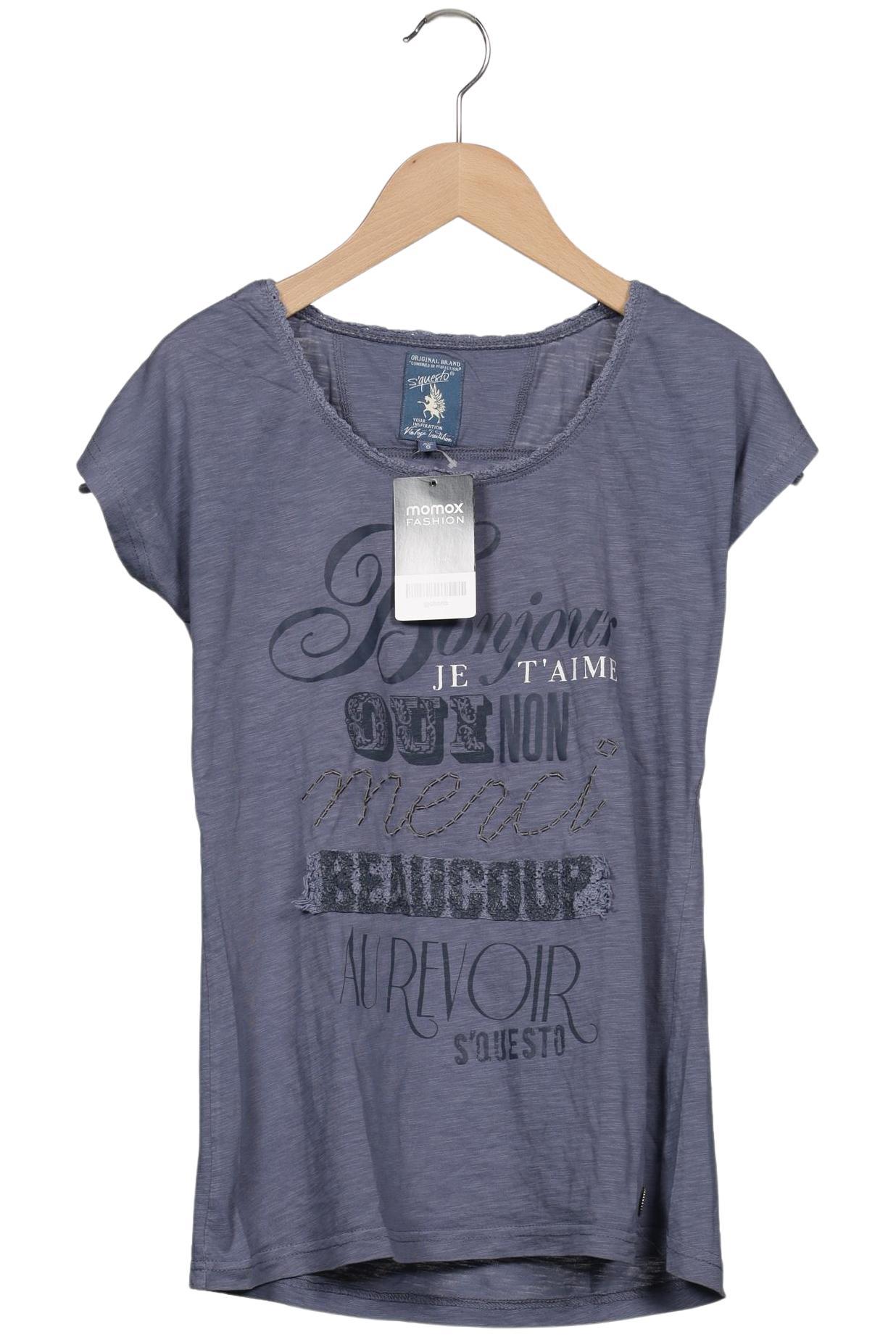 

s questo Damen T-Shirt, blau, Gr. 36