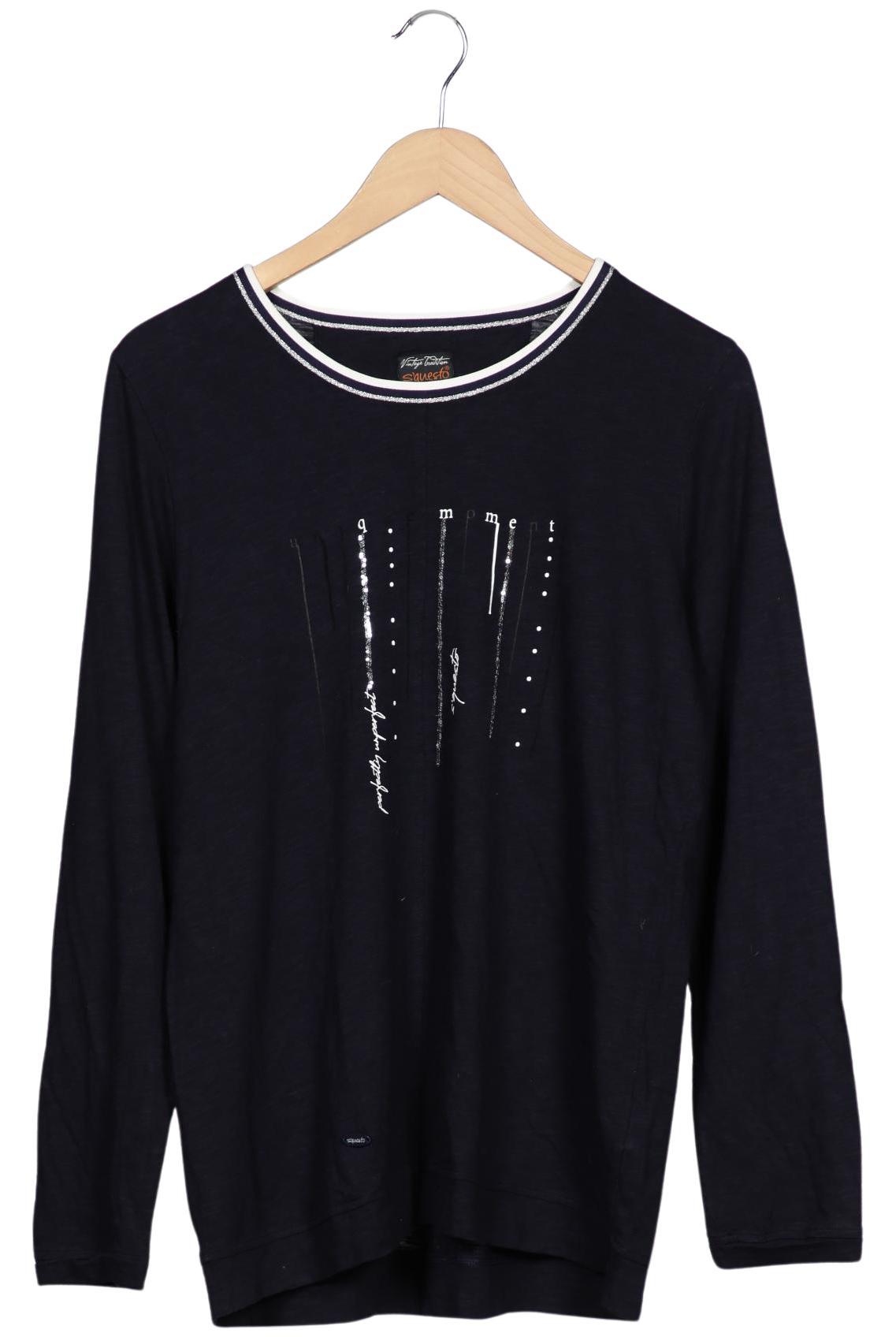 

s questo Damen Langarmshirt, marineblau, Gr. 42