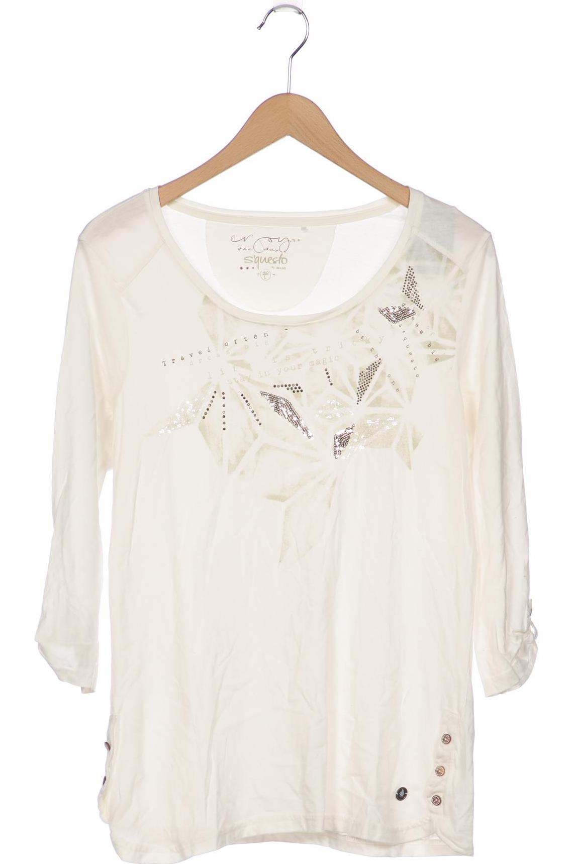 

s´questo Damen Langarmshirt, weiß