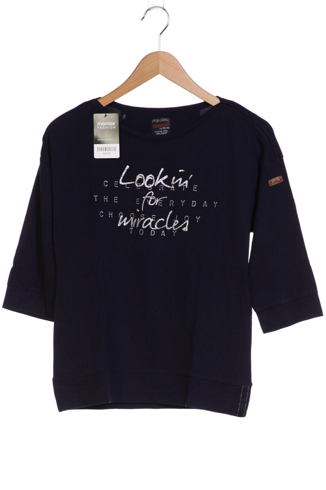 

s questo Damen Langarmshirt, marineblau