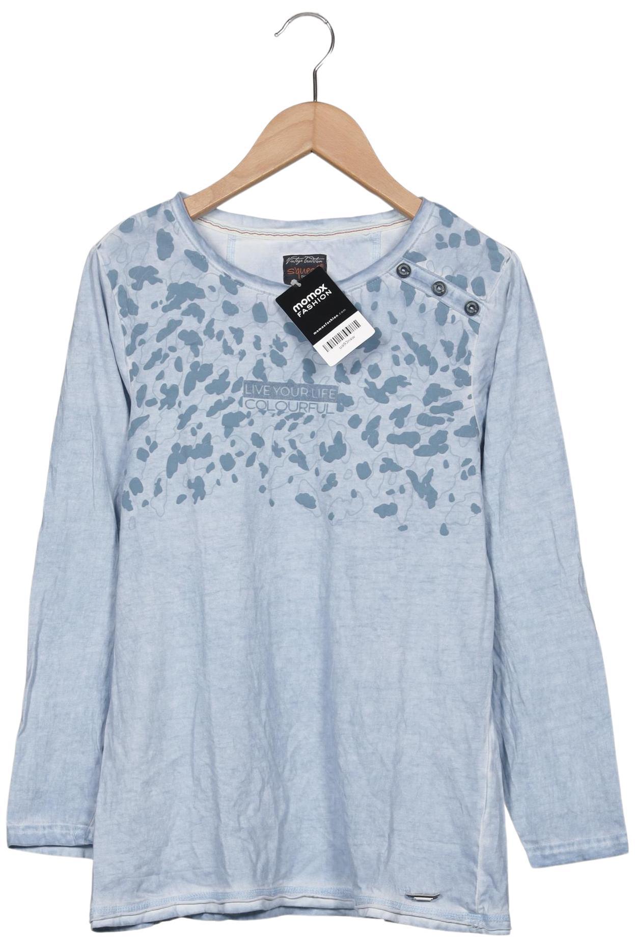 

s questo Damen Langarmshirt, hellblau, Gr. 38