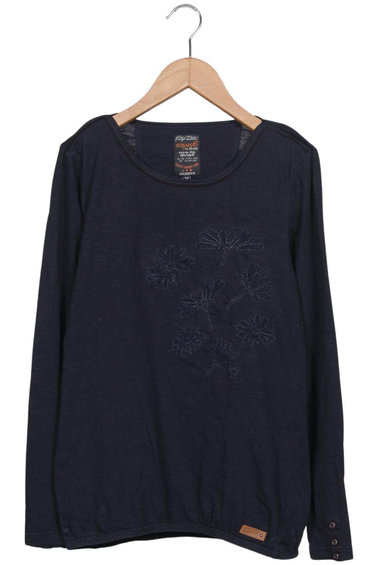 

s questo Damen Langarmshirt, marineblau, Gr. 34