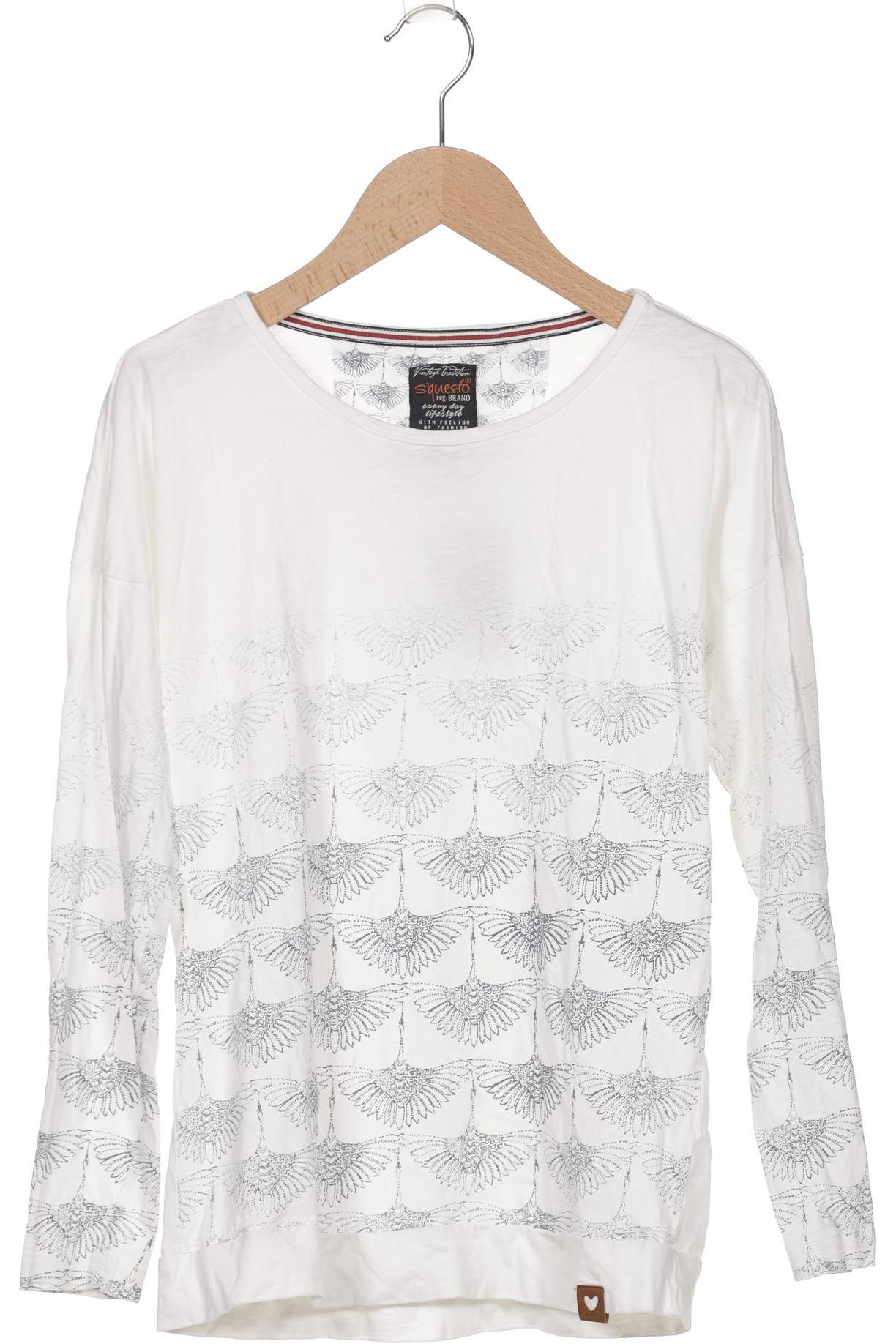 

s questo Damen Langarmshirt, weiß, Gr. 36
