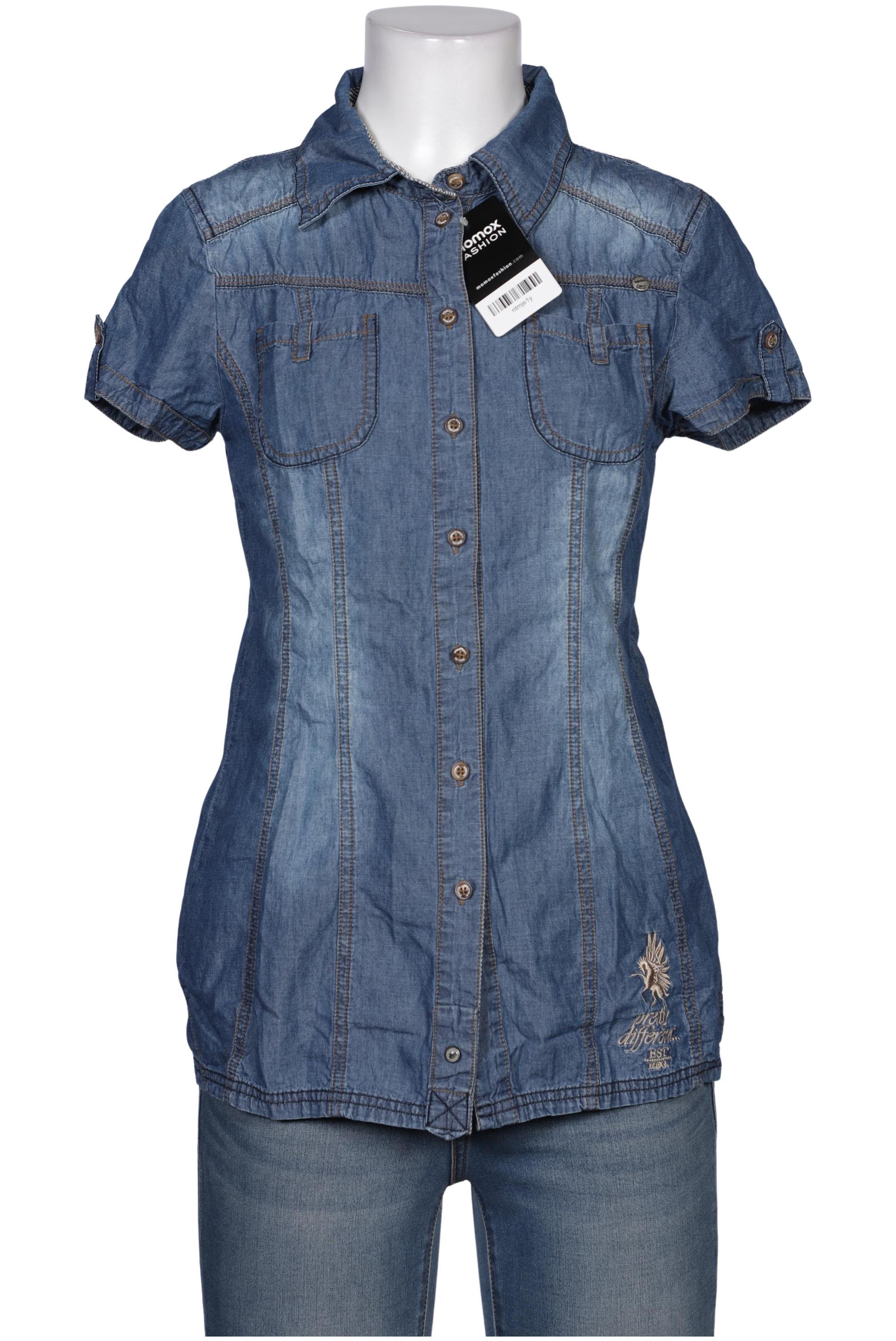 

s questo Damen Bluse, blau, Gr. 36