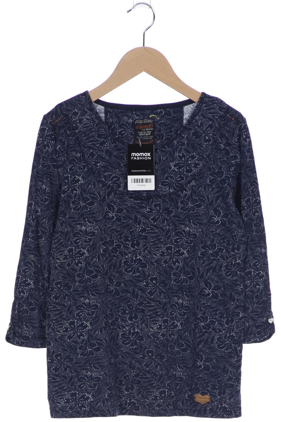 

s questo Damen Langarmshirt, marineblau, Gr. 36