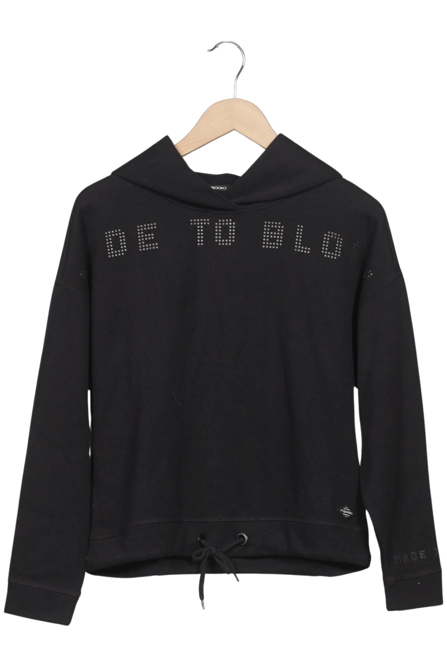 

s questo Damen Kapuzenpullover, schwarz, Gr. 38