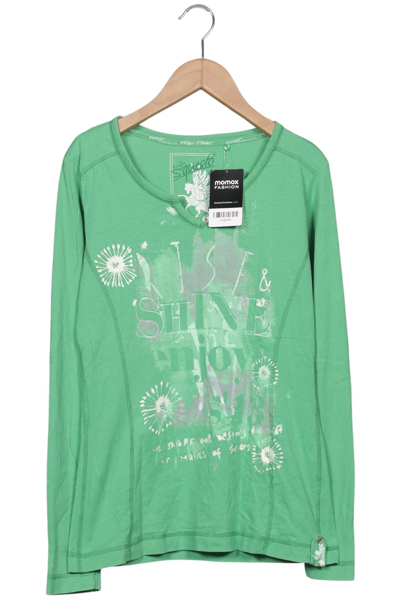 

s questo Damen Langarmshirt, hellgrün, Gr. 36