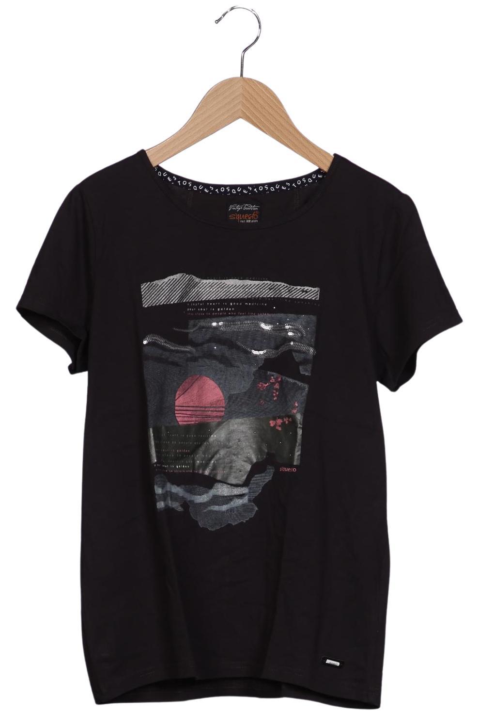 

s questo Damen T-Shirt, schwarz, Gr. 38