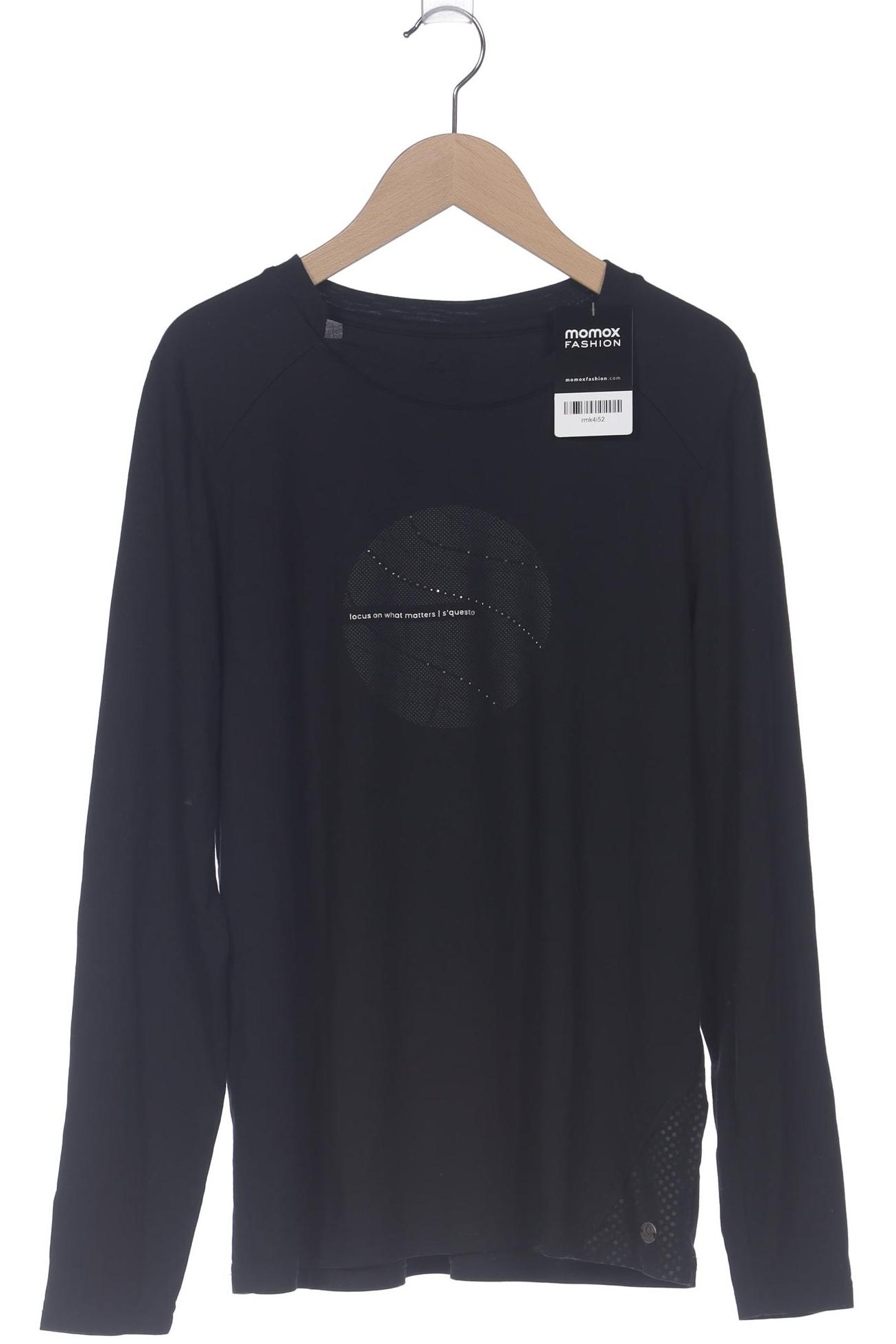 

s questo Damen Langarmshirt, schwarz, Gr. 44