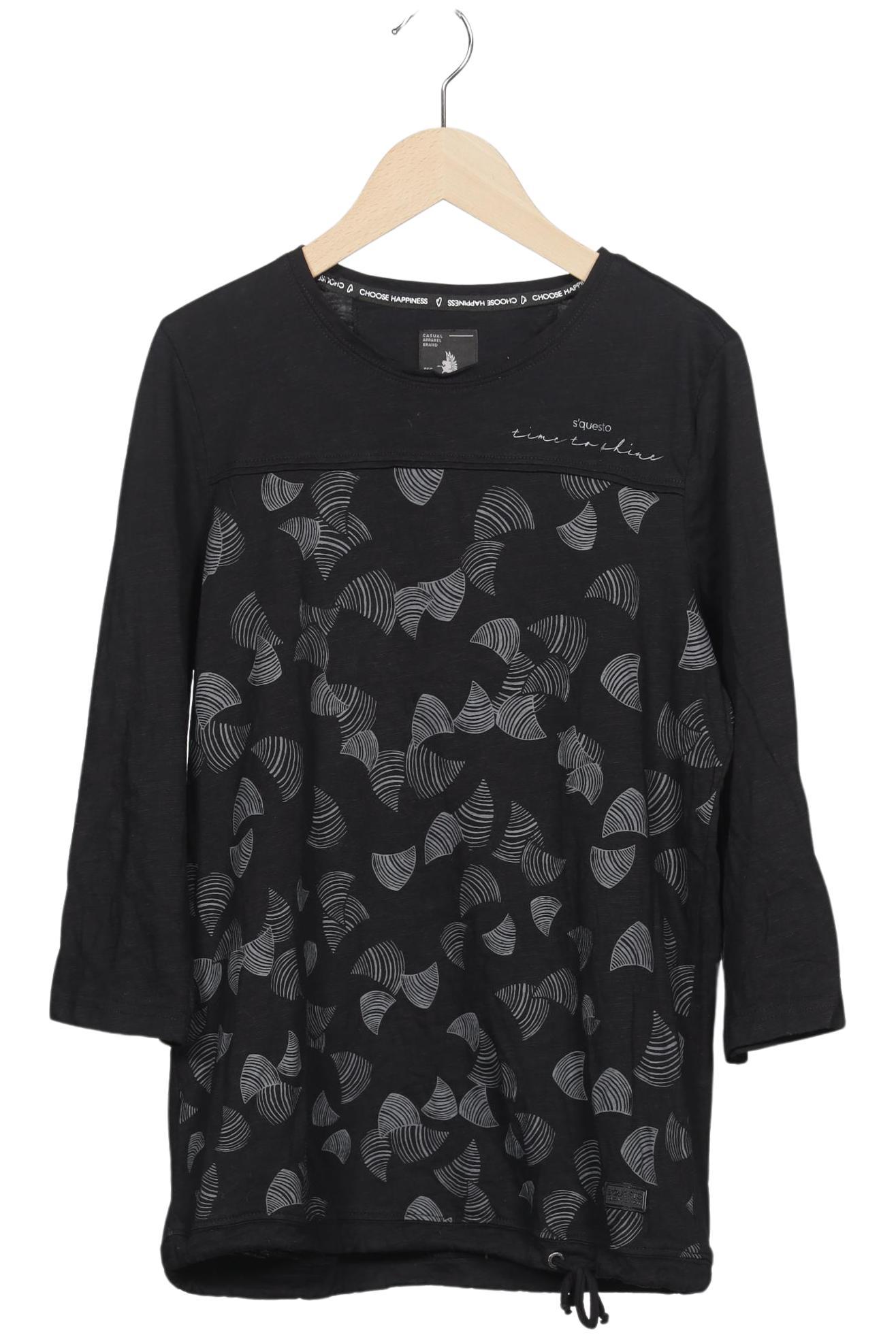 

s questo Damen Langarmshirt, schwarz, Gr. 38