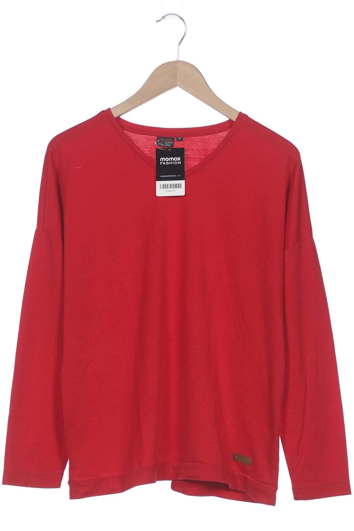 

s questo Damen Langarmshirt, rot, Gr. 40