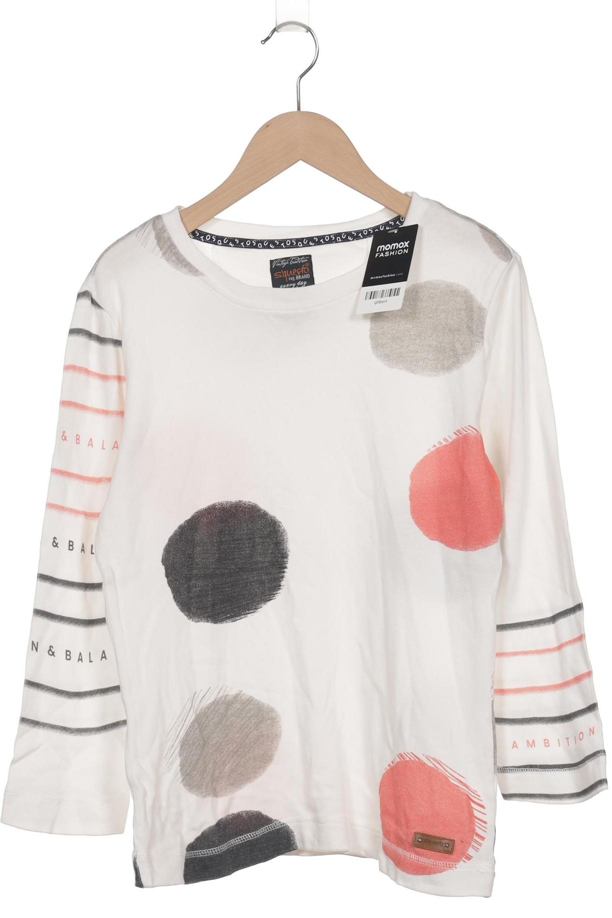 

s questo Damen Langarmshirt, weiß, Gr. 36